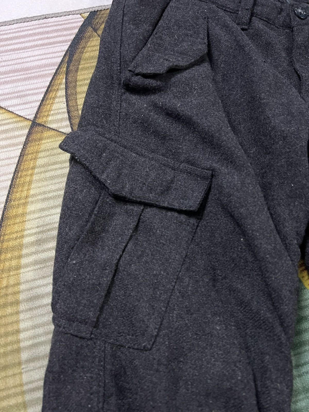 If Six Was Nine × Tornado Mart TORNADO MART WOOL PUNK PANTS VERY RARE Size US 30 / EU 46 - 4 Thumbnail