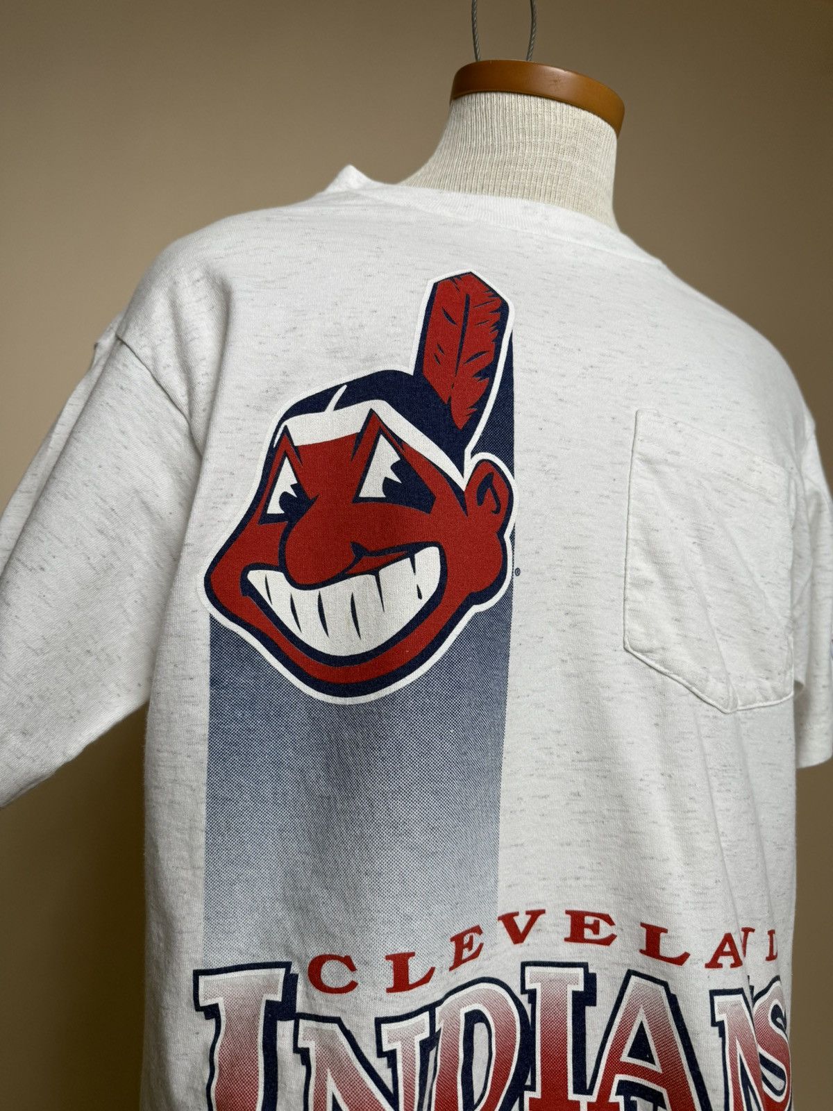 Vintage VINTAGE/RETRO Chief Wahoo Cleveland Indians men’s tshirt Size US L / EU 52-54 / 3 - 2 Thumbnail