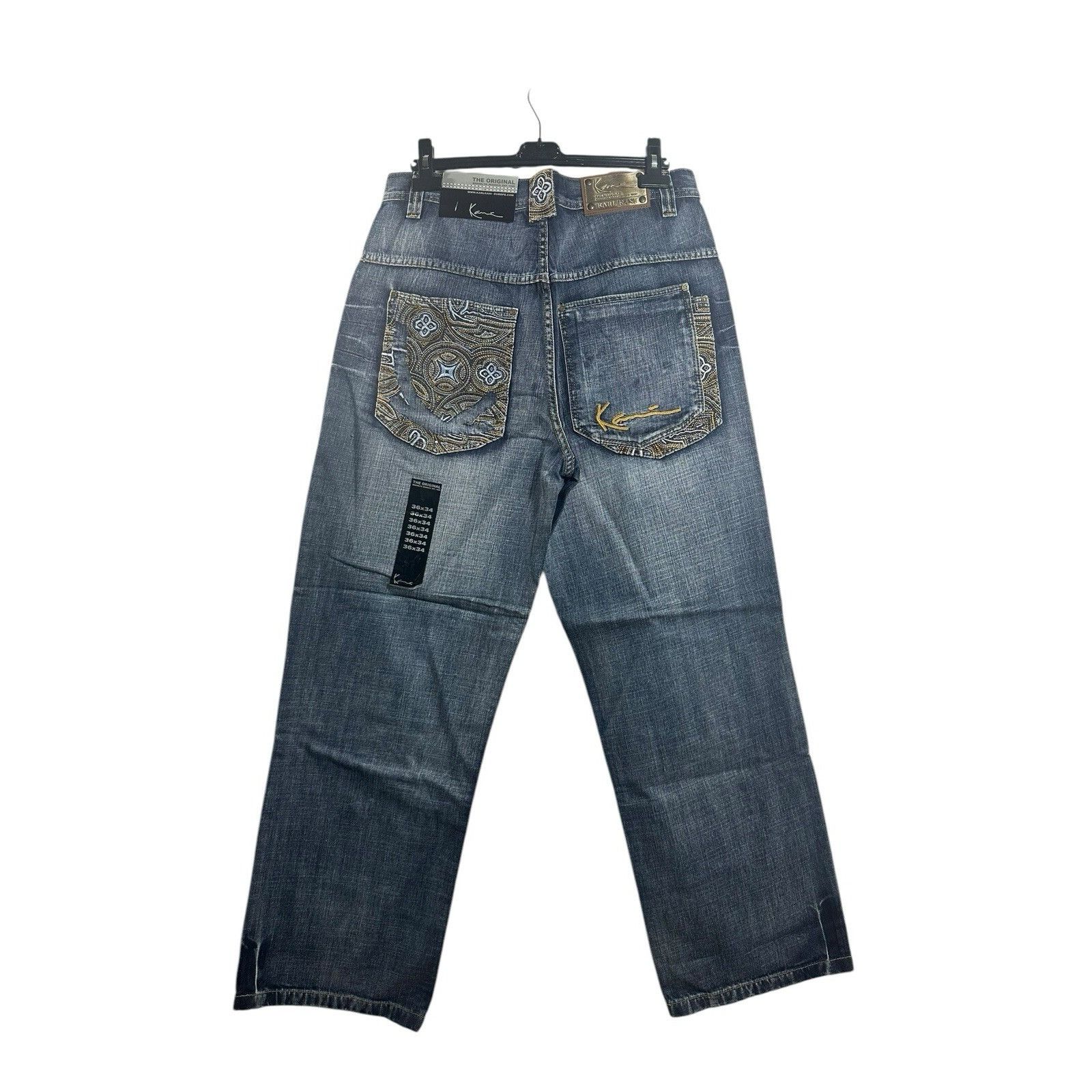 Karl Kani Vintage Karl Kani Jeans 36x34 Denim Hip Hop Baggy Y2K 90’s 2 Size US 36 / EU 52 - 4 Thumbnail