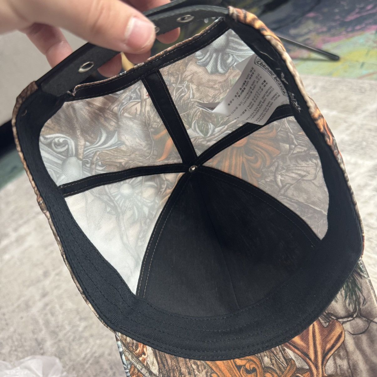 Chrome Hearts Nike Nocta drake CLB camo baseball hat Size ONE SIZE - 14 Thumbnail