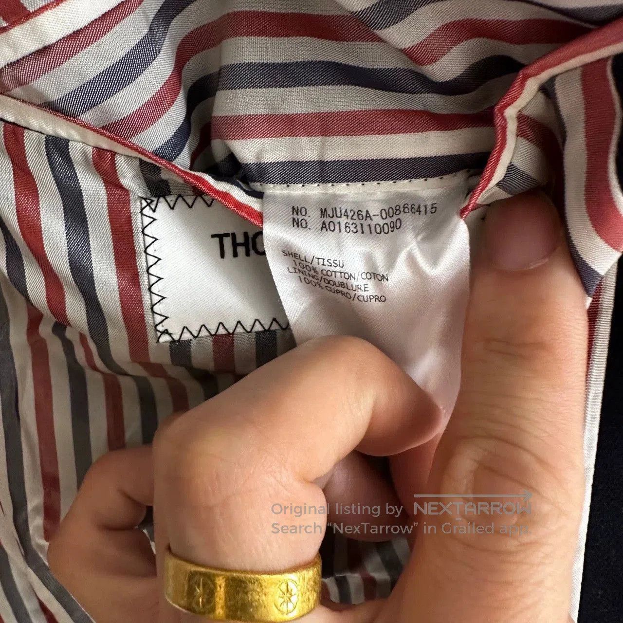 Thom Browne thom browne navy suit jacket in excellent condition. Size US M / EU 48-50 / 2 - 4 Thumbnail