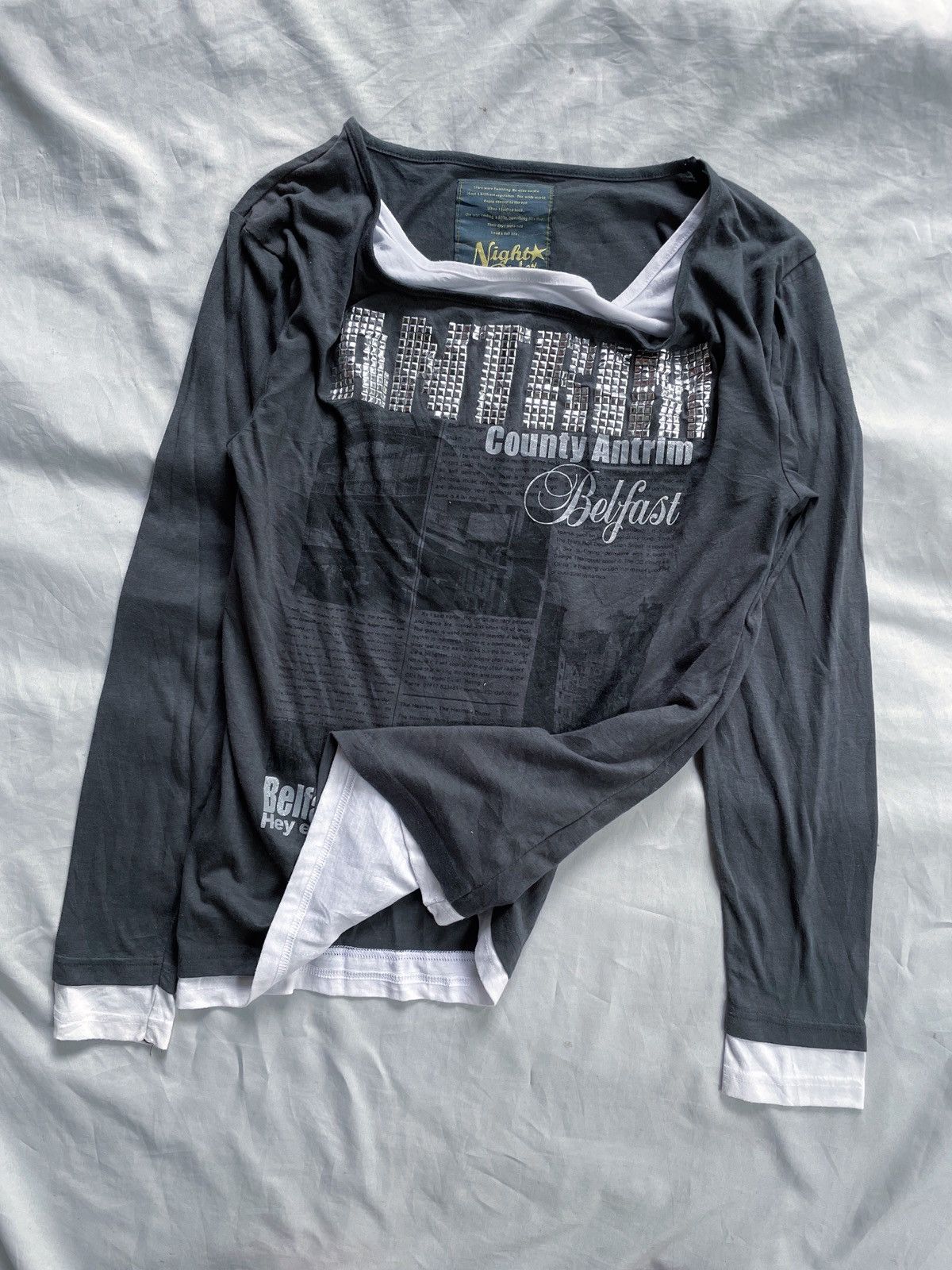 Beauty Beast NIGHT RIDER DOUBLE LAYER POEM LONG SLEEVE Size US S / EU 44-46 / 1 - 5 Thumbnail