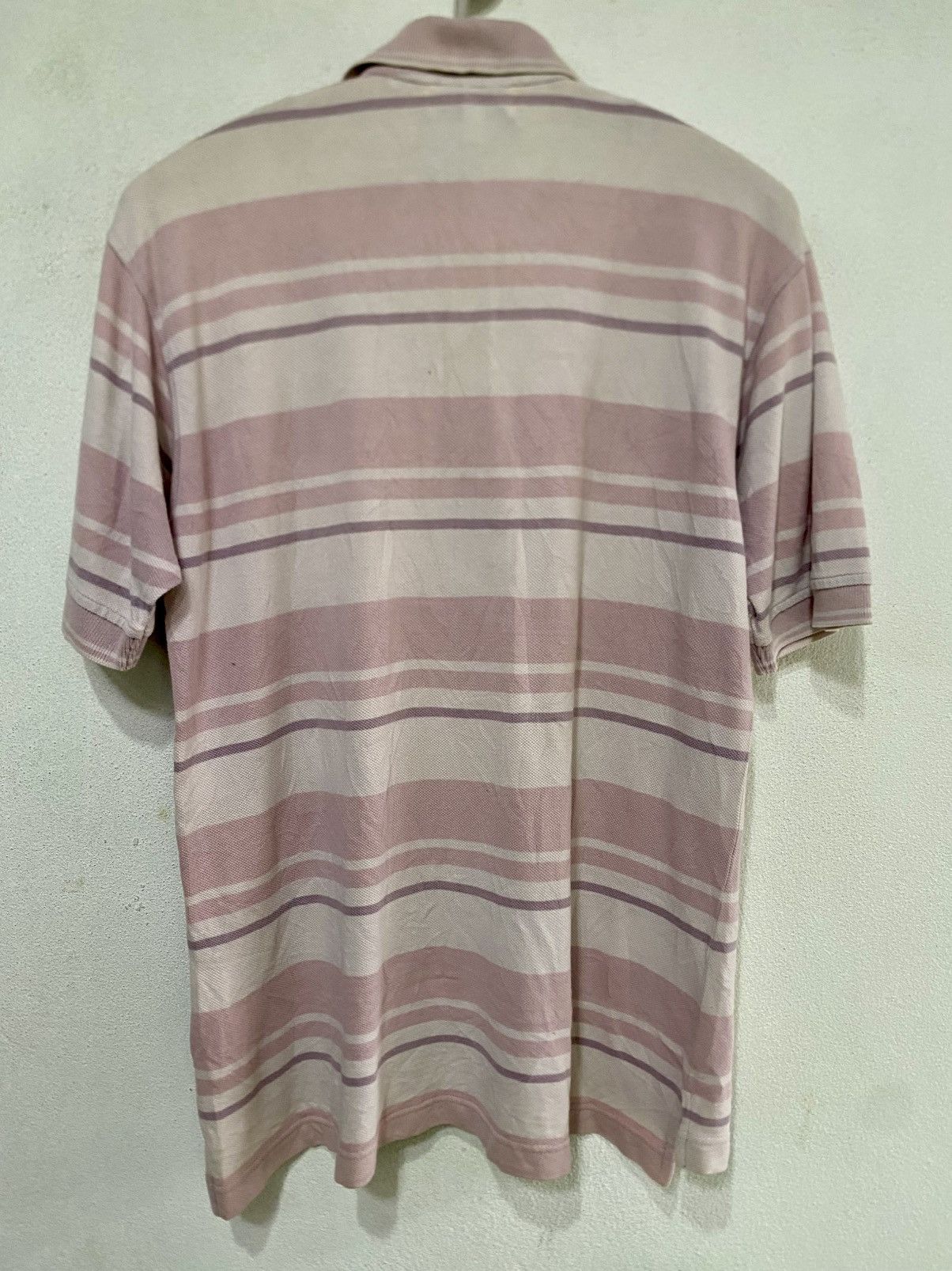 Japanese Brand × Yves Saint Laurent Yves Saint Laurent Striped Collar T Shirt Size US M / EU 48-50 / 2 - 8 Thumbnail