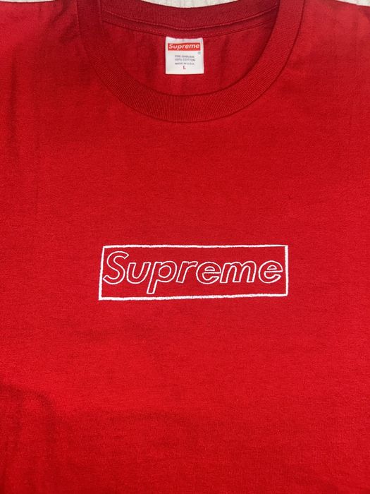 Supreme Supreme- KAWS Chalk Logo Tee | Grailed