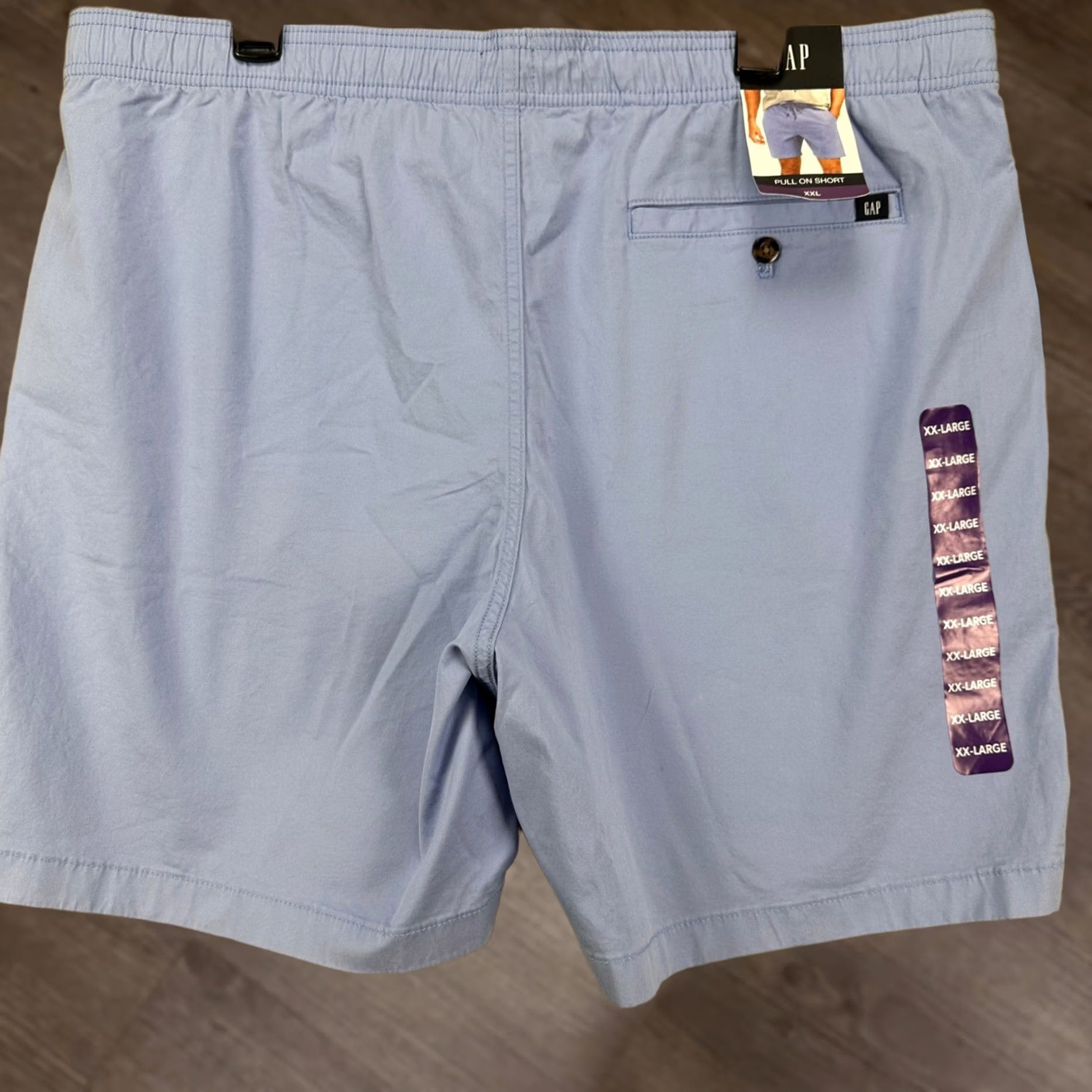 Gap Gap Mens Pull On Shorts 2XL Blue Drawstring Pocket Comfort Casual Size US 39 - 1 Thumbnail