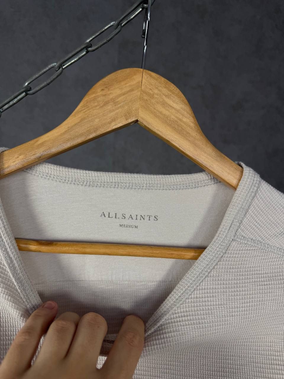 Allsaints Allsaints designer logo longsleeve Size US L / EU 52-54 / 3 - 4 Thumbnail