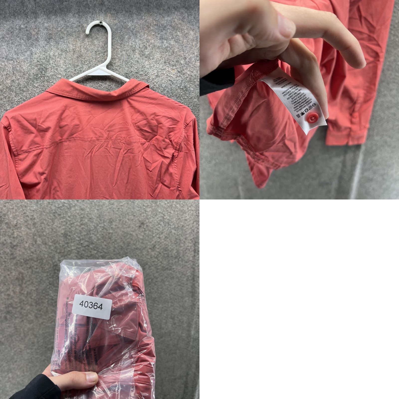 Eddie Bauer Eddie Bauer Shirt Womens Large Red Classic Fit Button Front Roll Tab Casual Top Size L / US 10 / IT 46 - 8 Thumbnail
