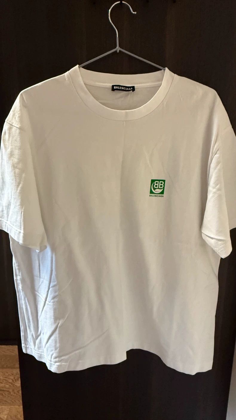 Balenciaga Balenciaga Eco-Friendly Short Sleeve T-Shirt, Size L, Whit Size US L / EU 52-54 / 3 - 1 Thumbnail
