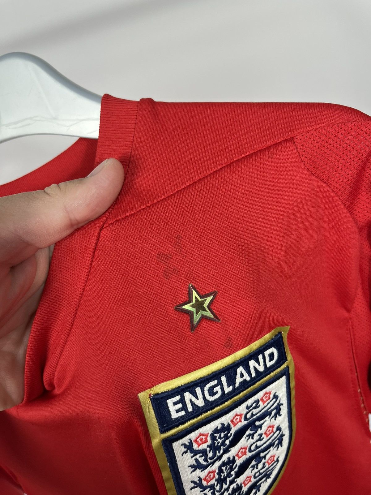 Umbro Vintage England Umbro Football Jersey Red Medium Shirt Size US M / EU 48-50 / 2 - 8 Thumbnail