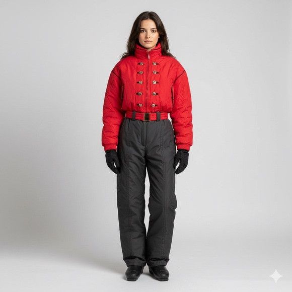 Vintage Vintage 80s Nutcracker One-Piece Ski Suit - Small Size S / US 4 / IT 40 - 1 Thumbnail