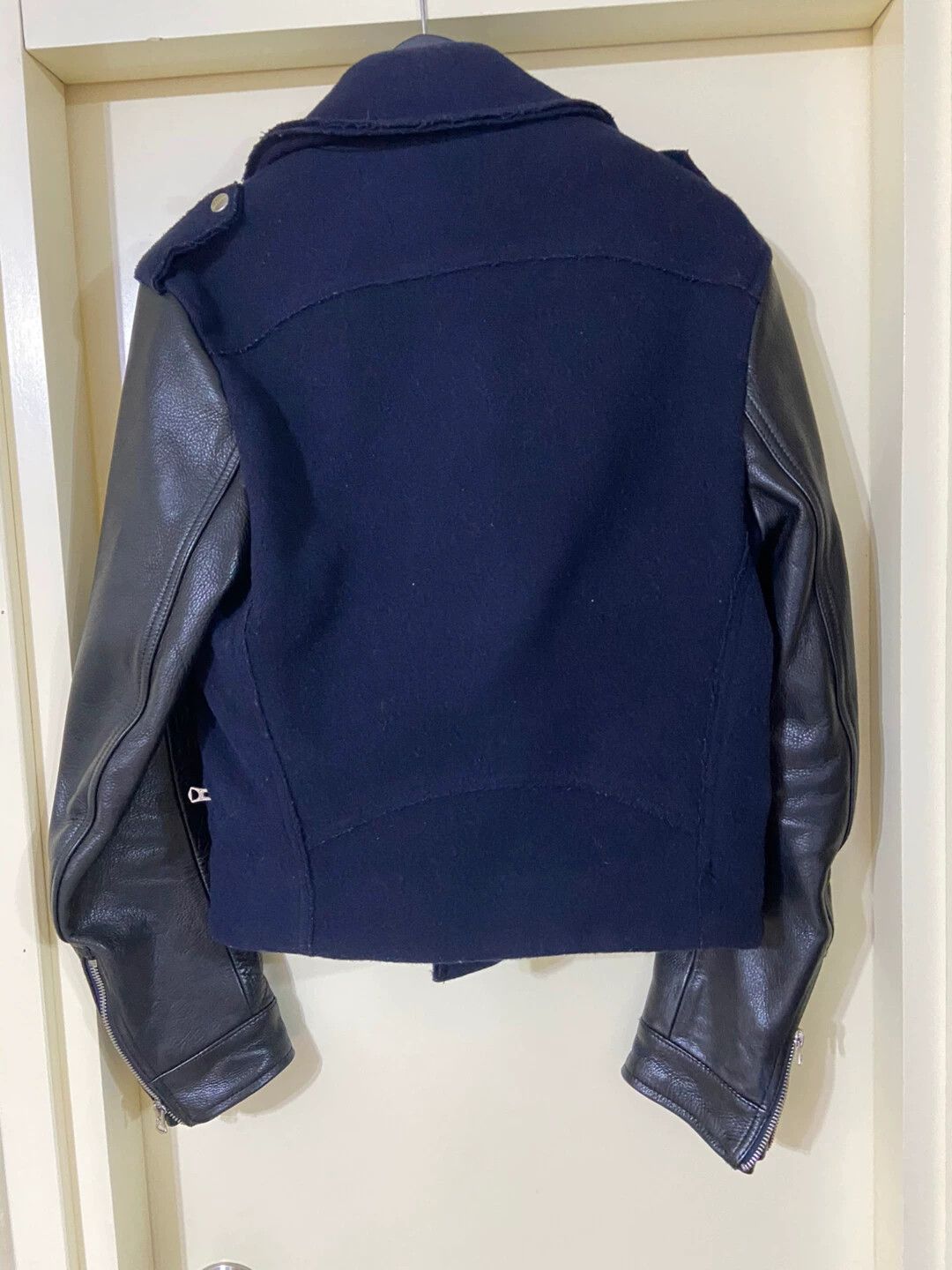 Acne Studios Acne Studios Men's Blue Leather Jacket 46 7/10 Size US S / EU 44-46 / 1 - 2 Thumbnail