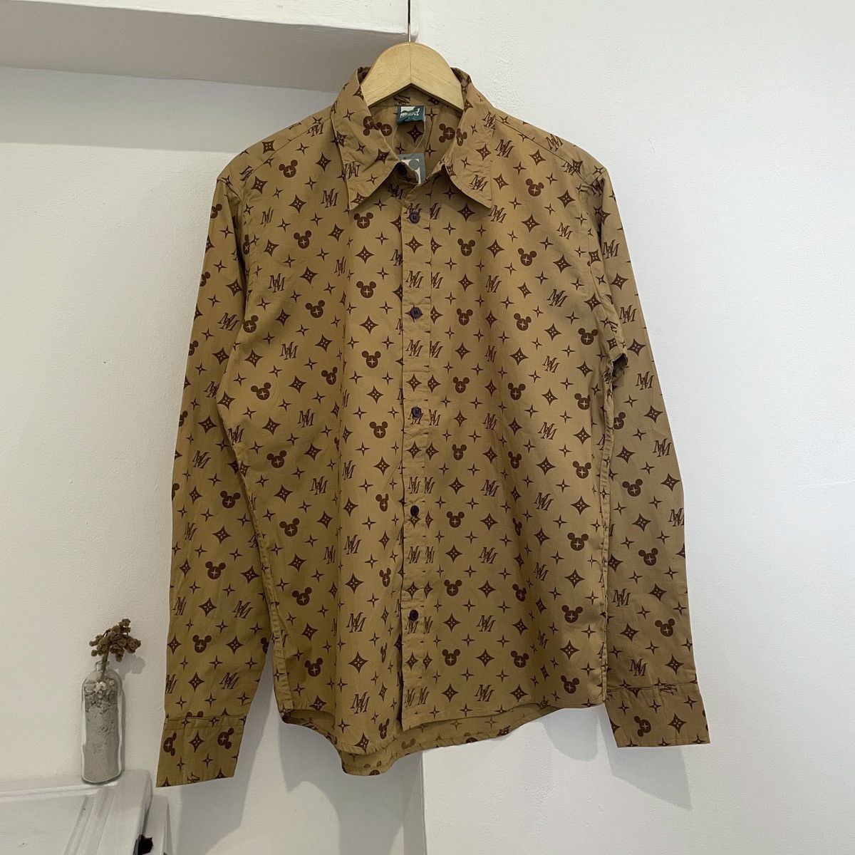 Mickey Unlimited Vintage mickey unlimited louis vuitton monogram design shirt Size US L / EU 52-54 / 3 - 1 Thumbnail