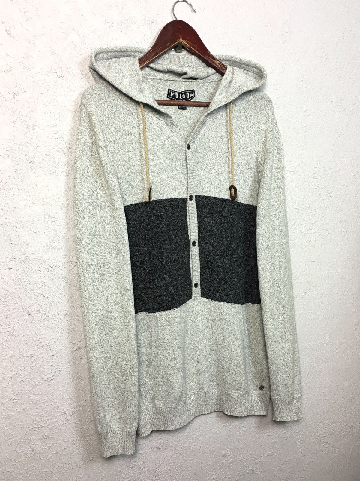 Volcom vintage sweater hoodie VOLCOM skateboarding knitted vintage Size US L / EU 52-54 / 3 - 4 Thumbnail