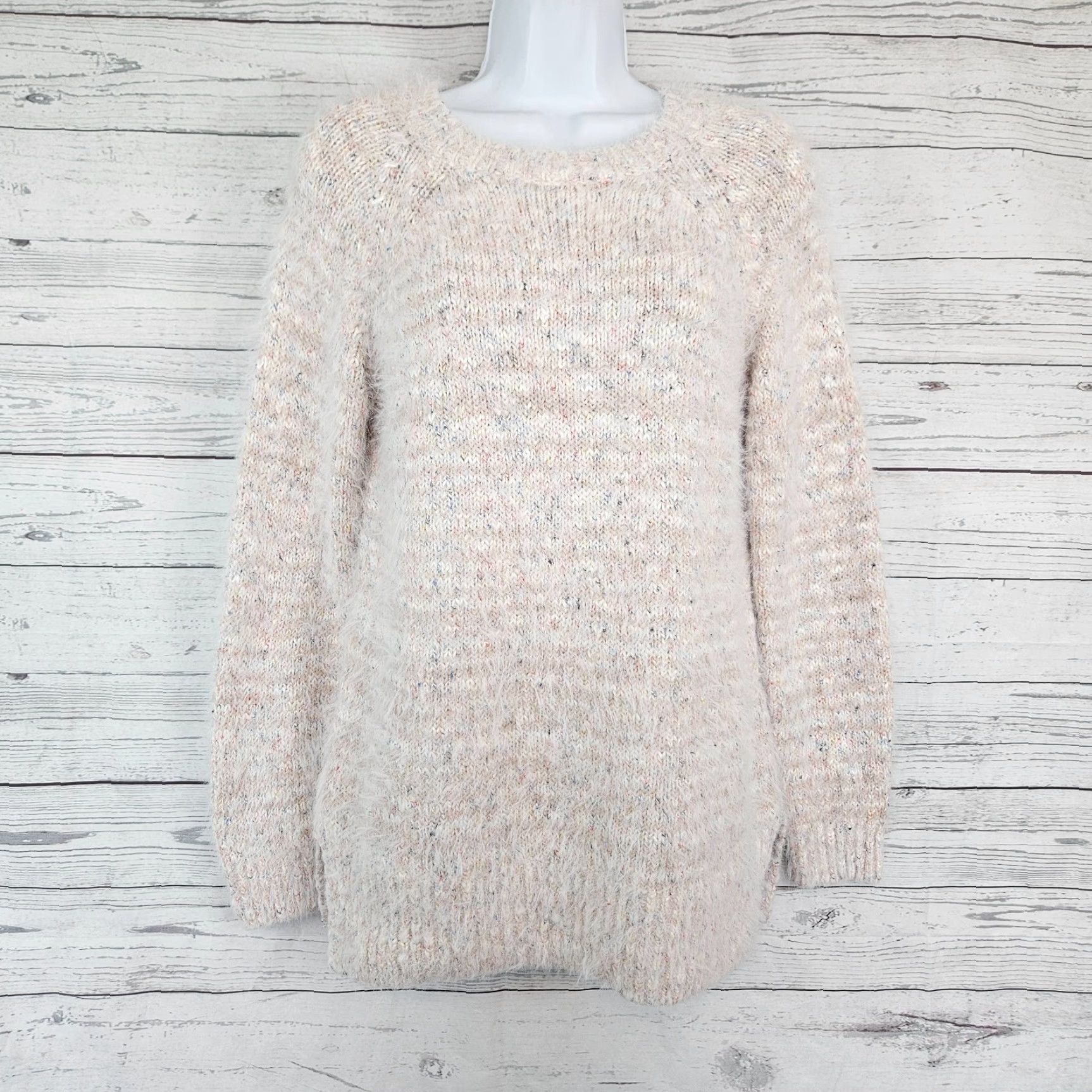 Lou & Grey Lou & Grey Sweater Womens Pullover XS Multicolor Long Sleeve Eyelash Size XS / US 0-2 / IT 36-38 - 2 Thumbnail