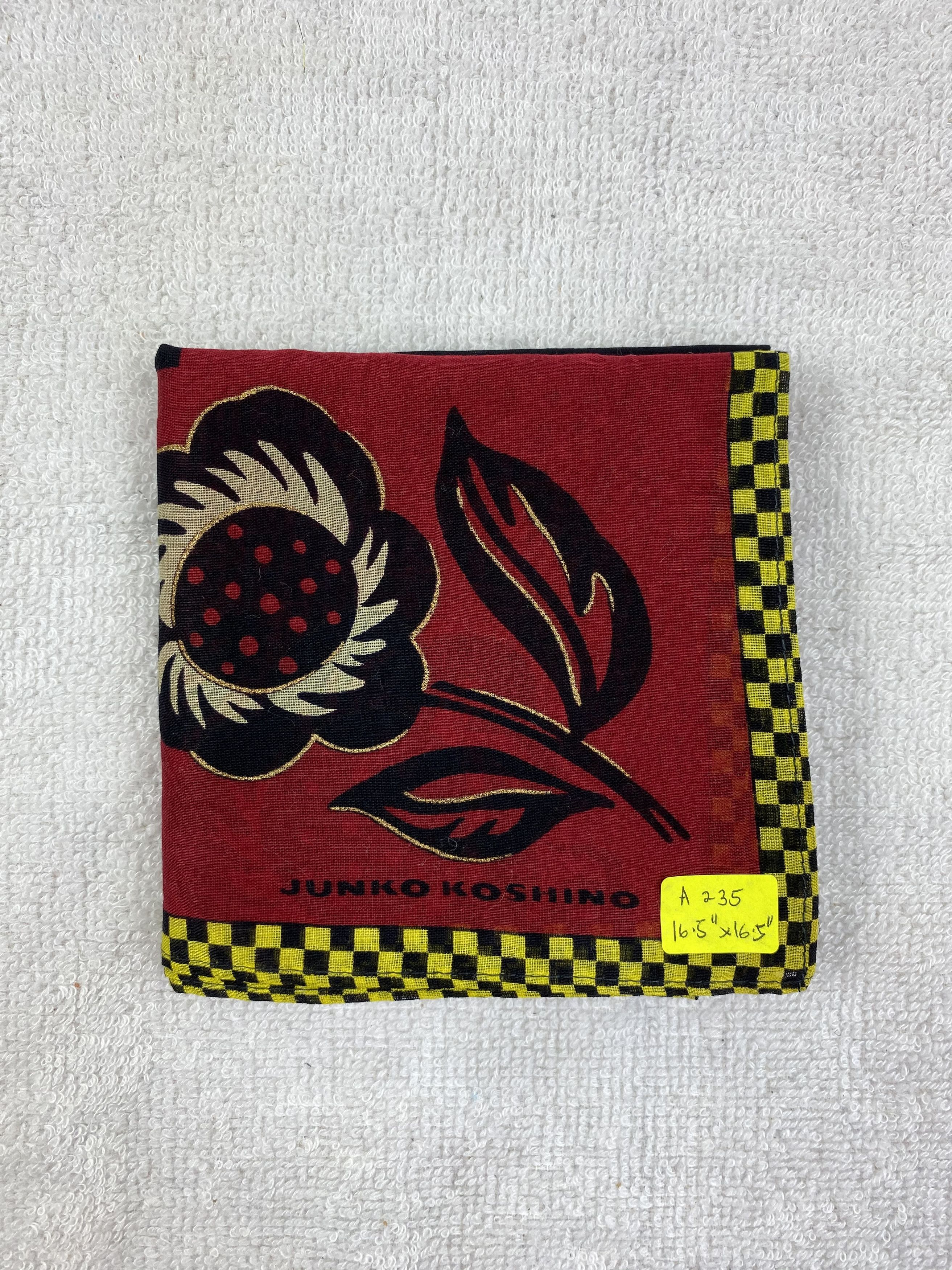 Japanese Brand × Mr. Junko × Vintage Junko Koshino Handkerchief / Bandana / Neckerchief Size ONE SIZE - 6 Thumbnail