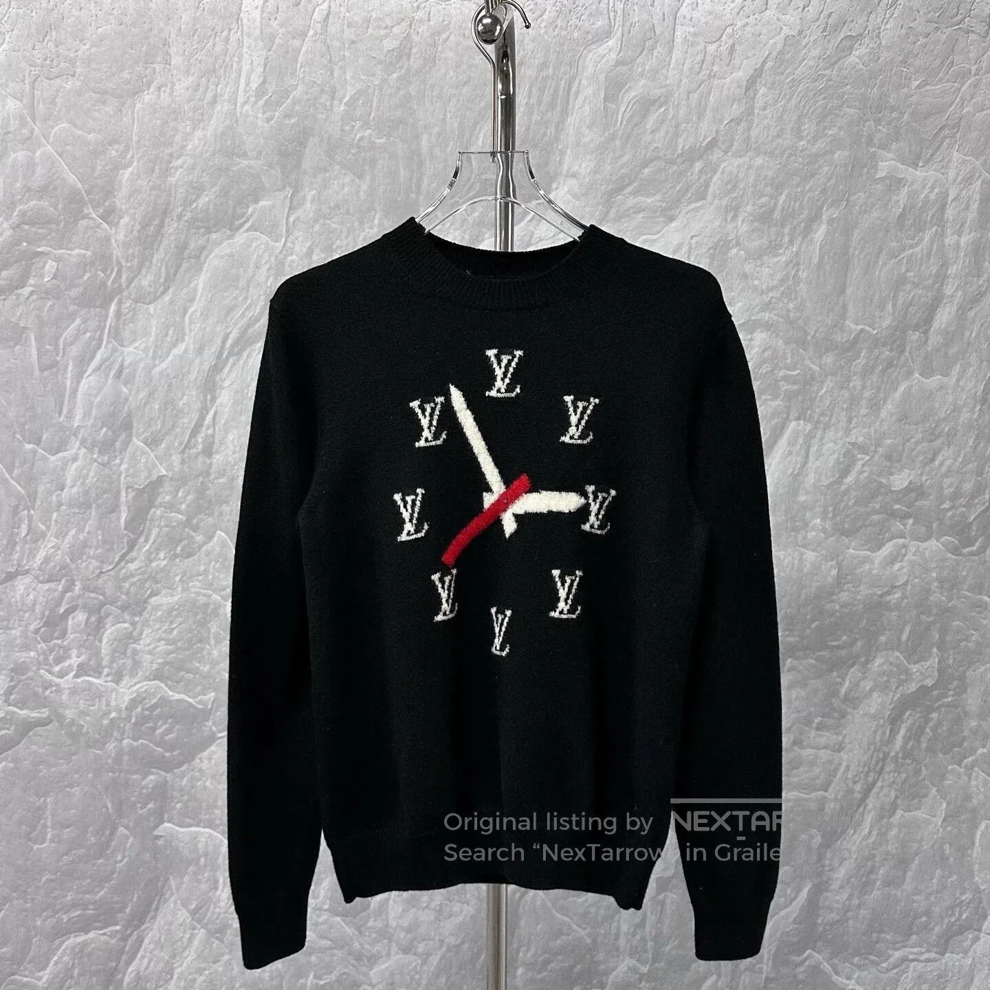 Louis Vuitton louis vuitton clock wool sweater size L. Size US L / EU 52-54 / 3 - 1 Thumbnail