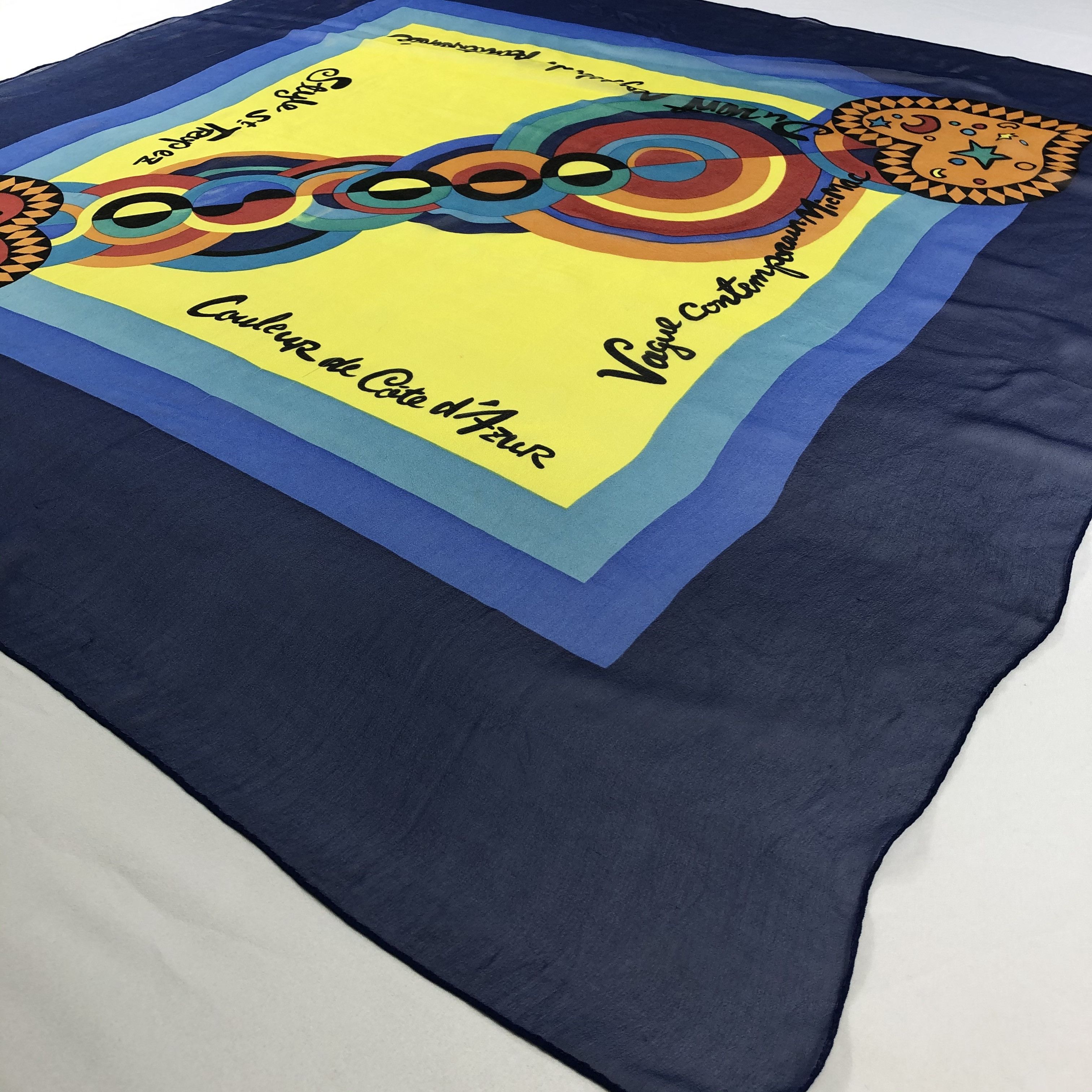 Vintage Vintage Silk Scarf Size ONE SIZE - 3 Thumbnail