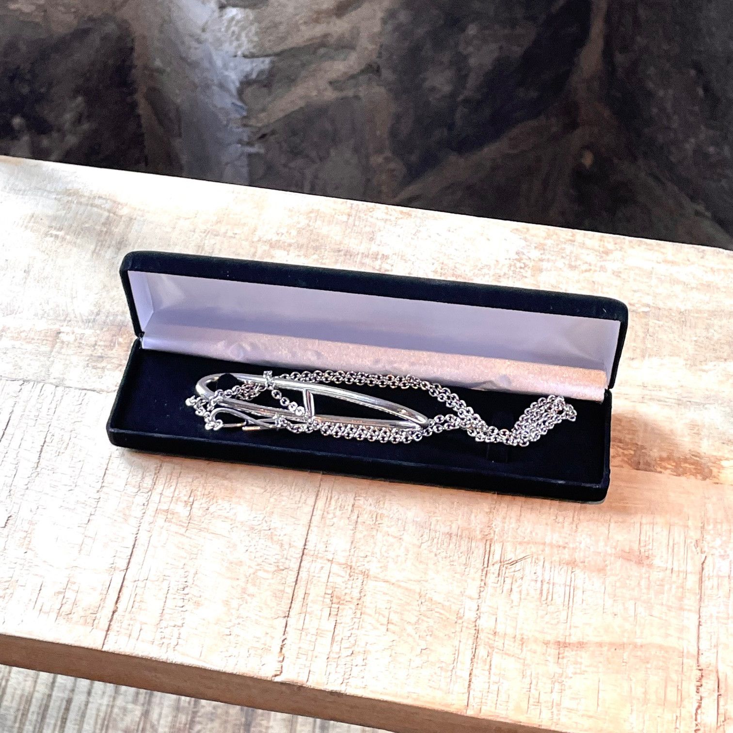 Hermes Hermès Vintage Silver Twist Chain Long Necklace Size ONE SIZE - 9 Thumbnail