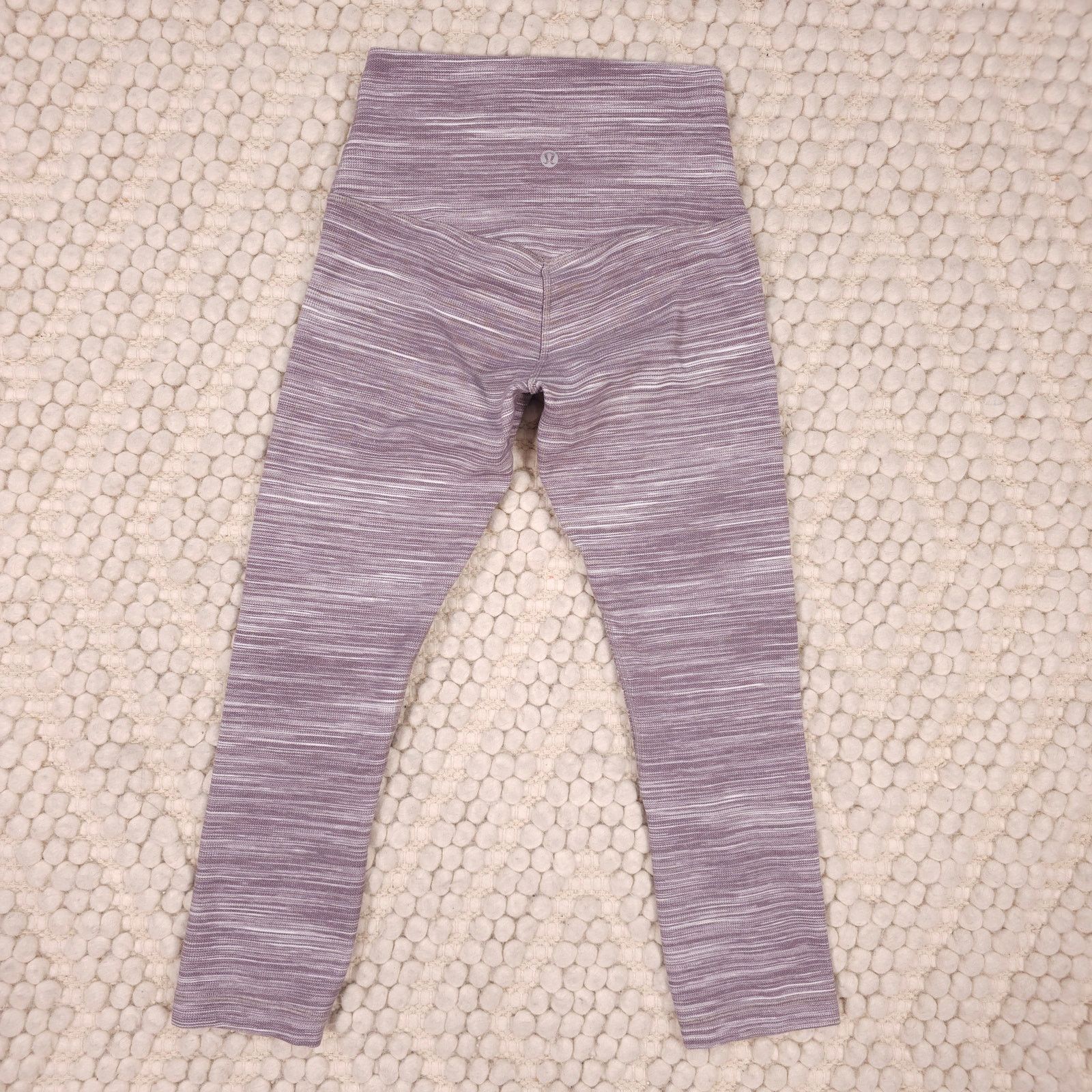 Lululemon Lululemon Align Crop Heathered Black Cherry White Sz 4 Size 27" / US 4 / IT 40 - 5 Thumbnail