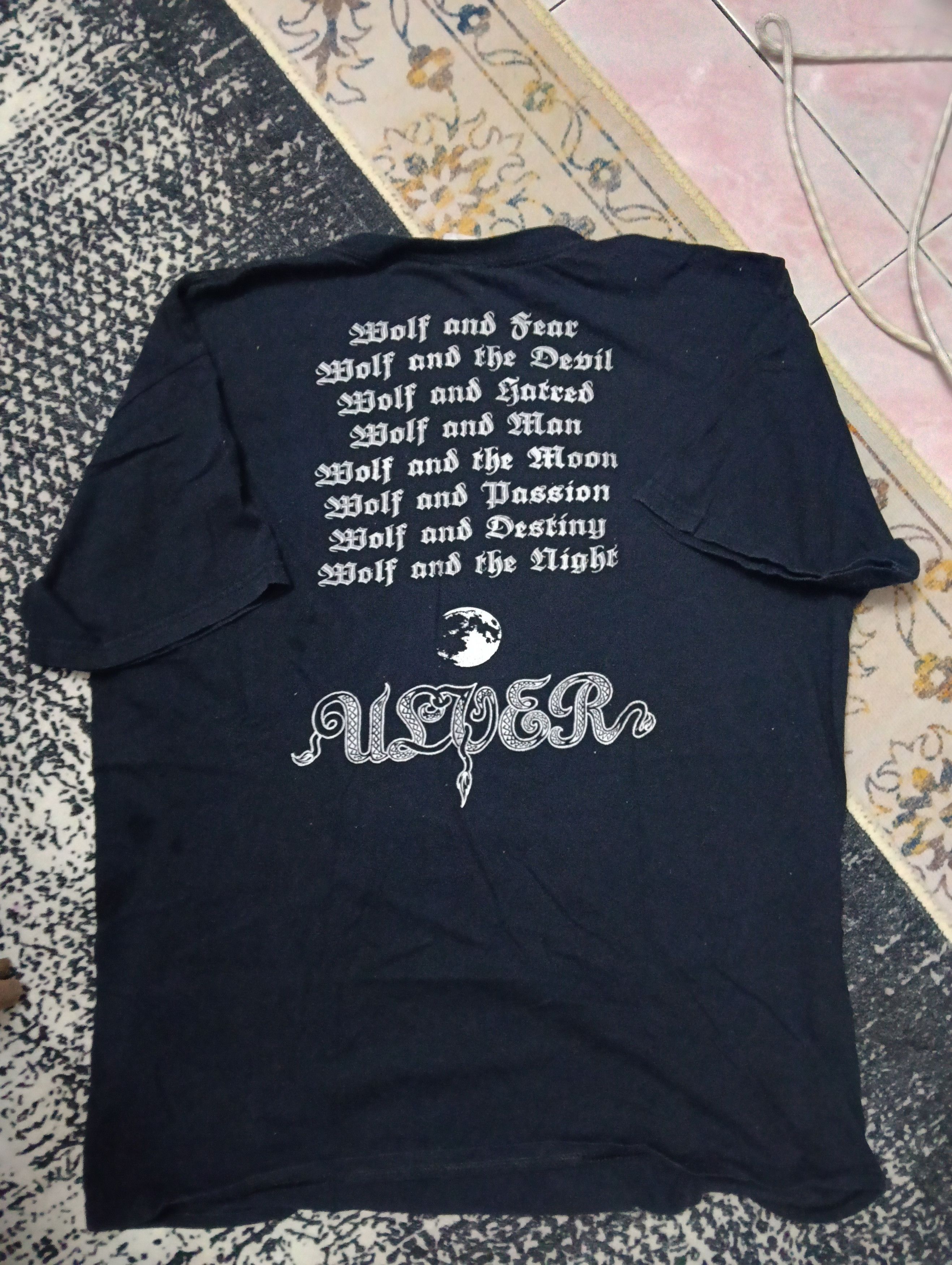 Band Tees Official Ulver "Nattens Madrigal" Black Metal Band Size US L / EU 52-54 / 3 - 2 Thumbnail