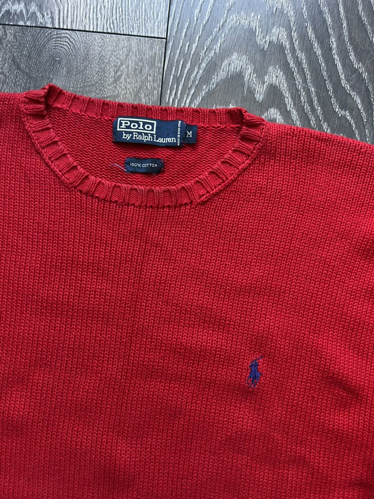 Polo Ralph Lauren Polo Ralph Lauren Sweater Men's Size M Cotton Red Size US M / EU 48-50 / 2 - 3 Thumbnail