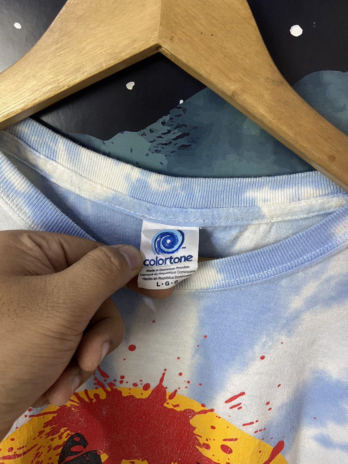 Vintage AWGE Plyboi be Carti Die Lit Tour Smile Face Tie-Die Size US XL / EU 56 / 4 - 4 Thumbnail