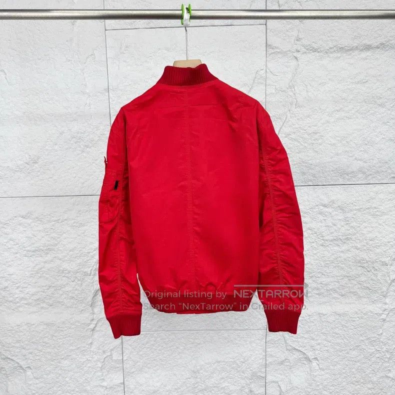 Givenchy Givenchy Size48 Red Zipper Pocket Hem Elastic Jacket Size US M / EU 48-50 / 2 - 2 Thumbnail