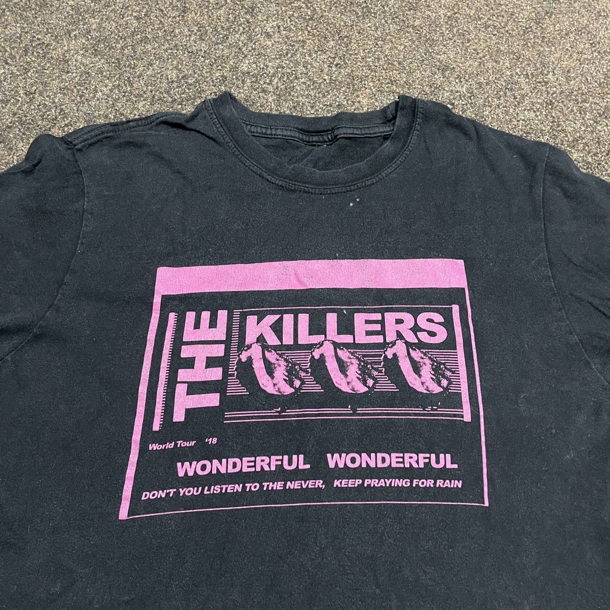 Vintage Vintage Y2K The Killers Graphic Tee Faded Black Rave Grail S Size US S / EU 44-46 / 1 - 3 Thumbnail