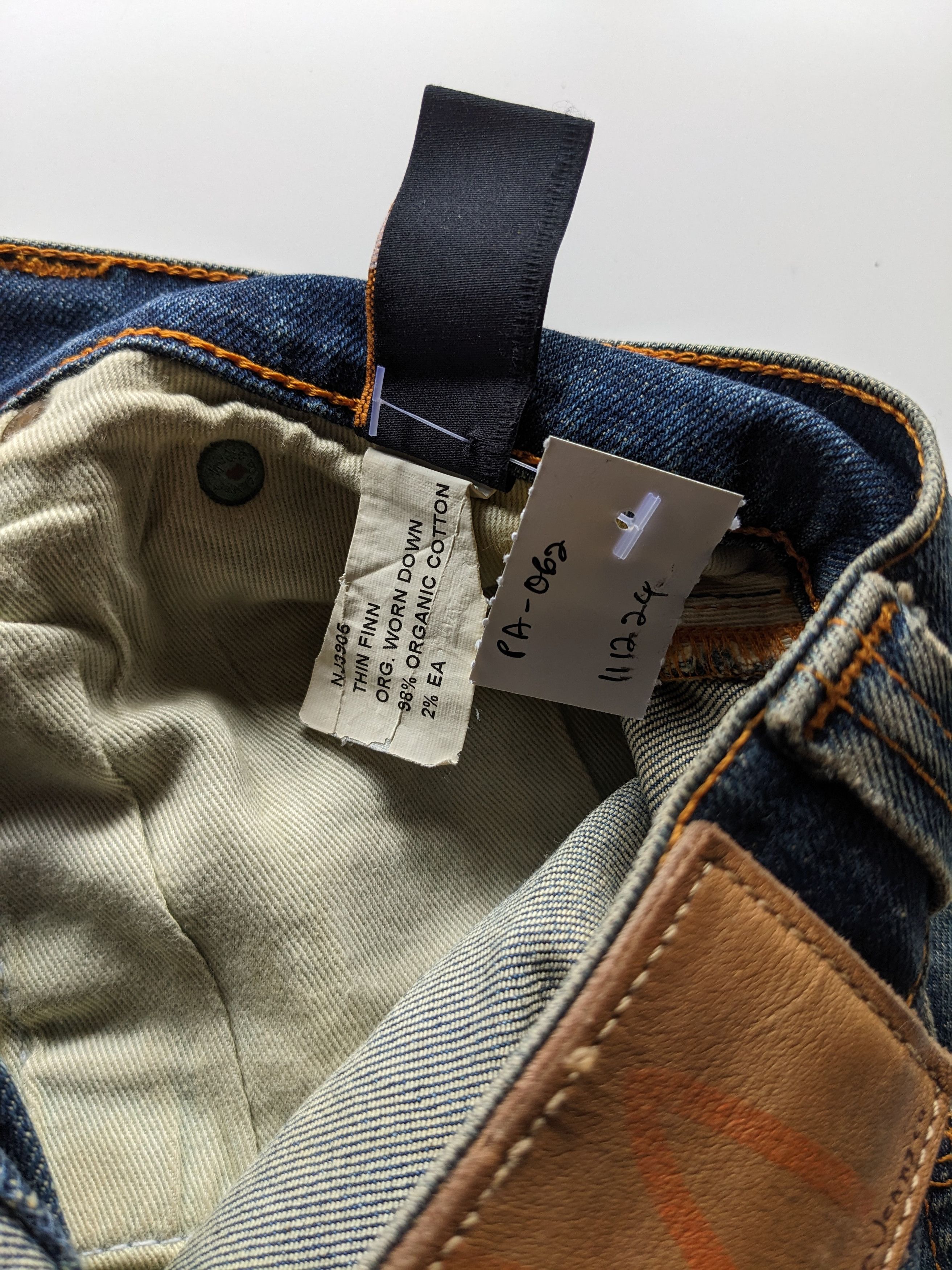 Jean × Nudie Jeans Nudie Jeans Thin Finn made in italy 31 x 32inches Size US 31 - 6 Thumbnail