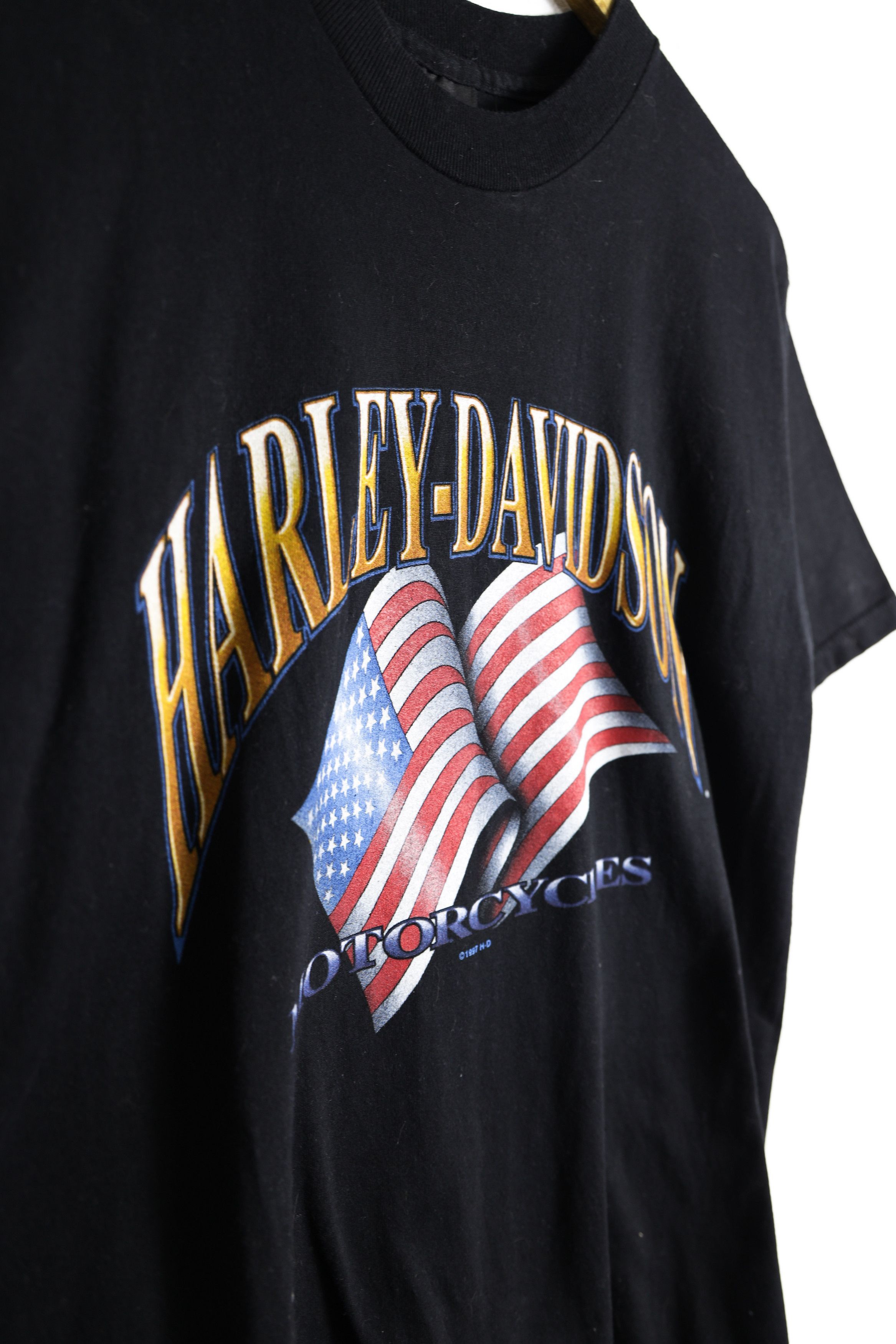 Harley Davidson × West Coast Choppers Vintage Harley Davidson 1997 Graphic Print Tee T-shirt Size US M / EU 48-50 / 2 - 4 Thumbnail