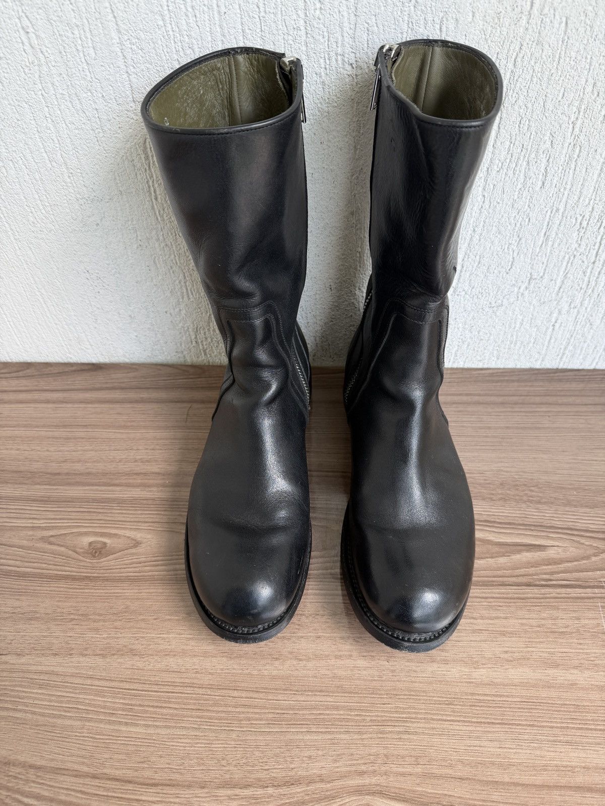 Rick Owens 🫆😶‍🌫️Cop zip boots Size US 9.5 / EU 42-43 - 6 Thumbnail