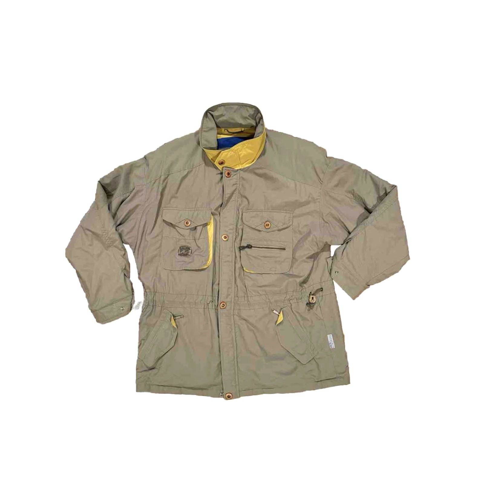 Vintage Schoffel Quintessenz Gore-Tex Jacket Windbreaker Polyamide Size 54 Men Gray Regular Zip Pockets Logo Windproof 90s Nature Vintage Size US L / EU 52-54 / 3 - 2 Thumbnail