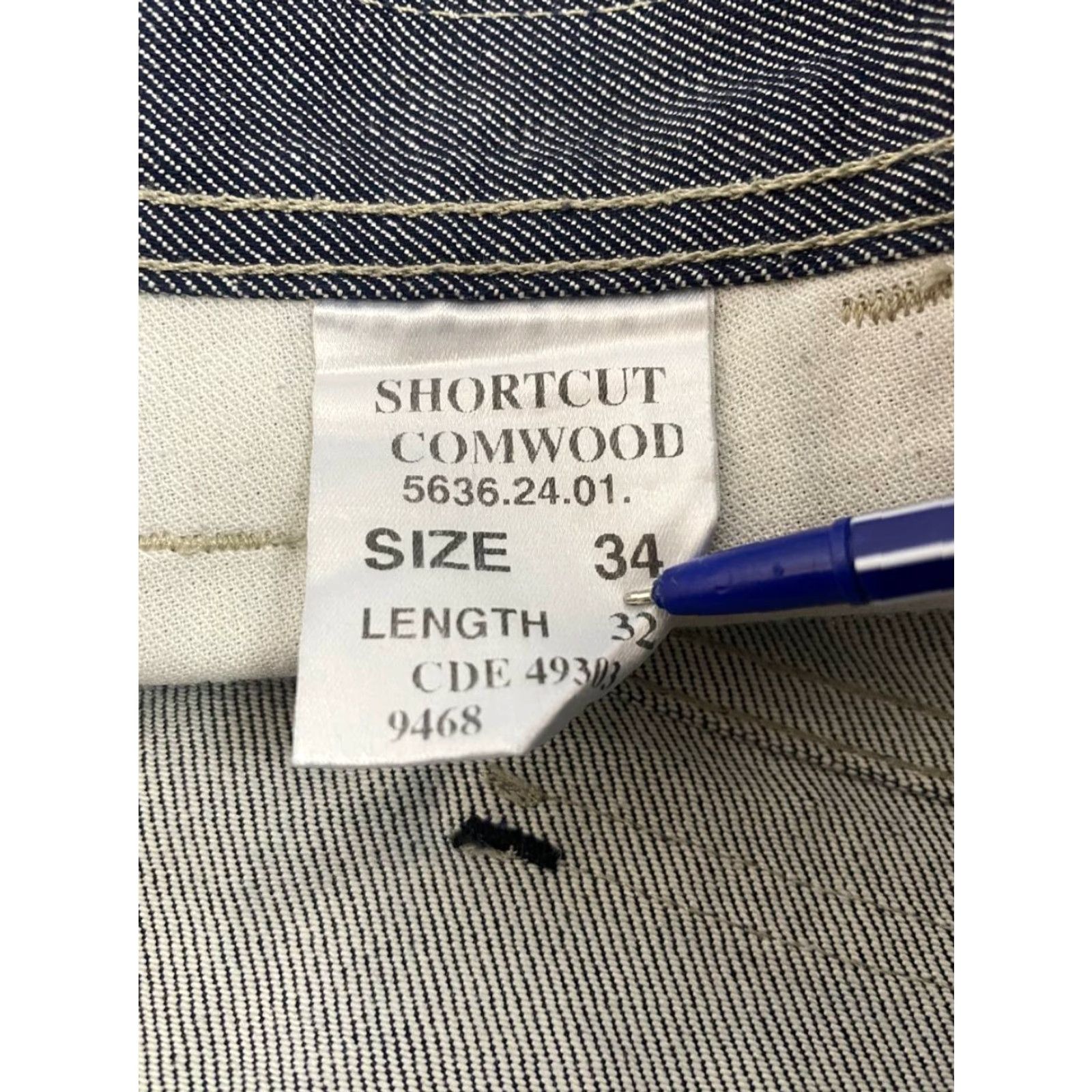 G-Star G-Star Raw Jeans Mens Shortcut Comwood 34 Gray Denim Cotton Button Fly Straight Regular 5-Pocket Mens Size US 34 / EU 50 - 5 Thumbnail