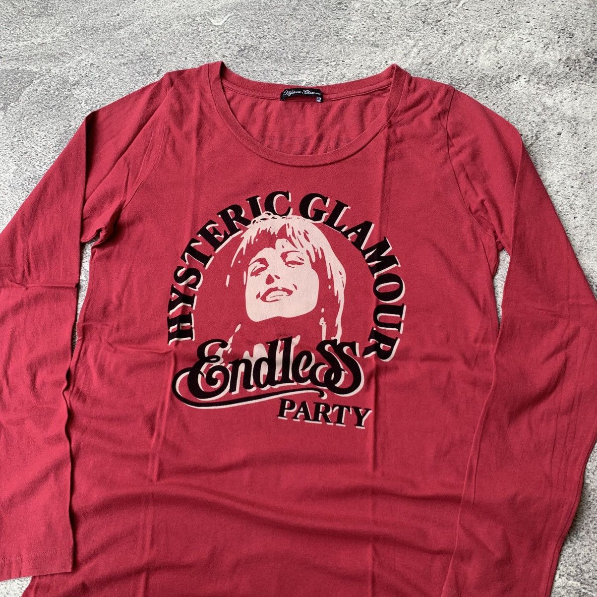 Hysteric Glamour Vintage Hysteric Glamour Endless Party Tshirt Size US S / EU 44-46 / 1 - 3 Thumbnail