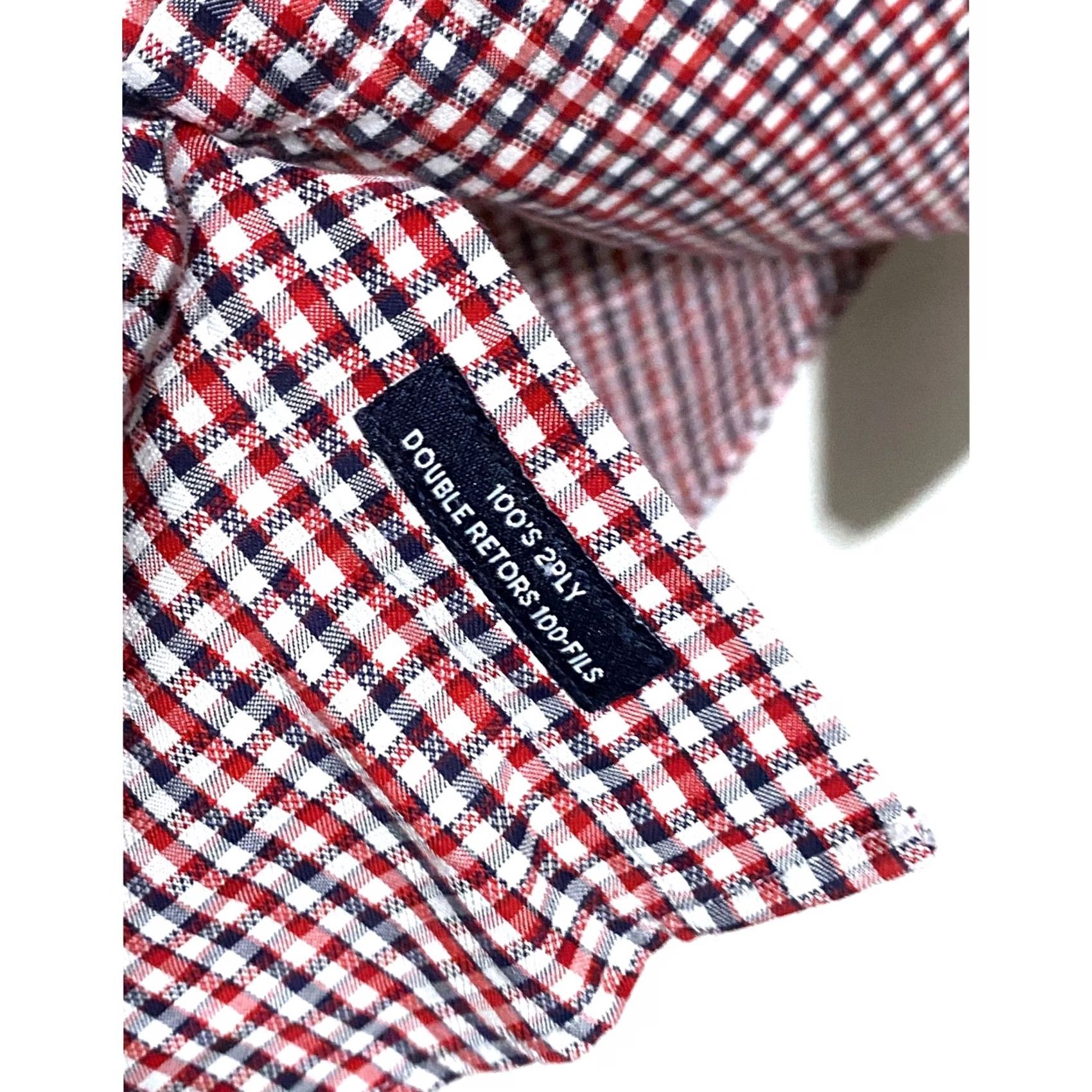 Tommy Hilfiger Tommy Hilfiger Button Shirt Men XS Red White Blue Checkered Preppy Office Work Shirt Size US XS / EU 42 / 0 - 7 Thumbnail