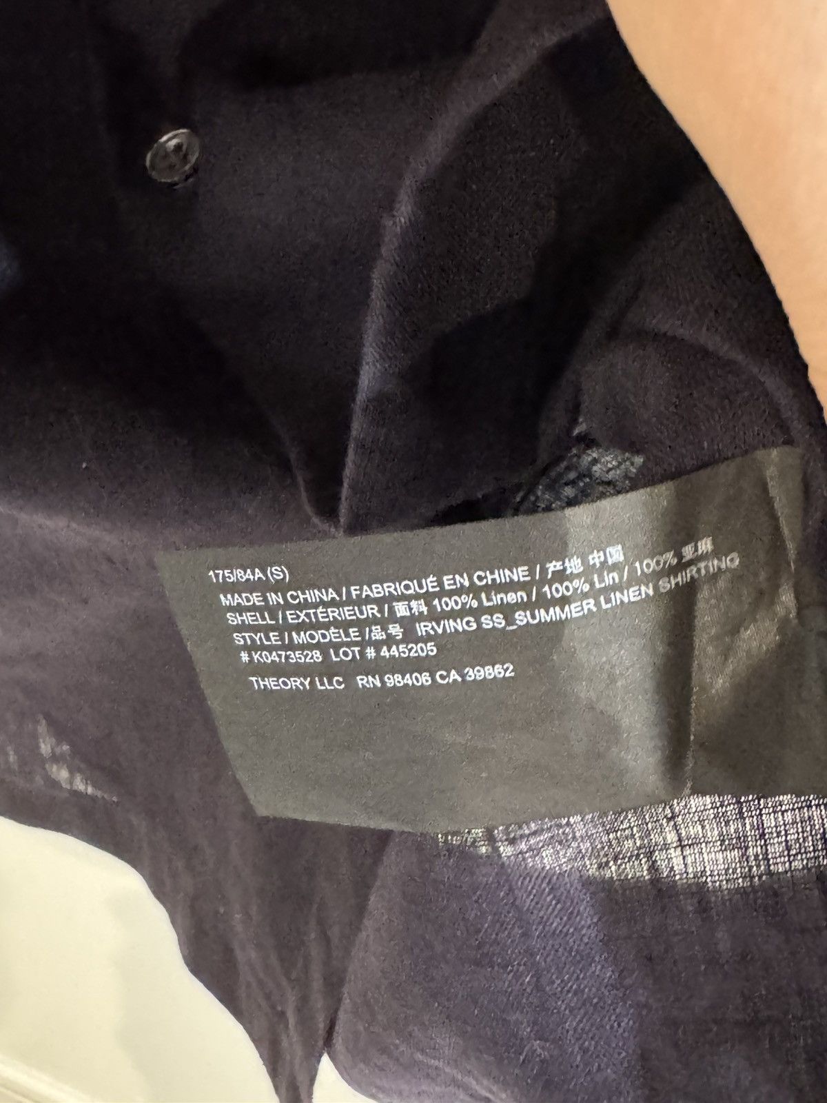 Theory Theory linen shirt Size US S / EU 44-46 / 1 - 7 Thumbnail