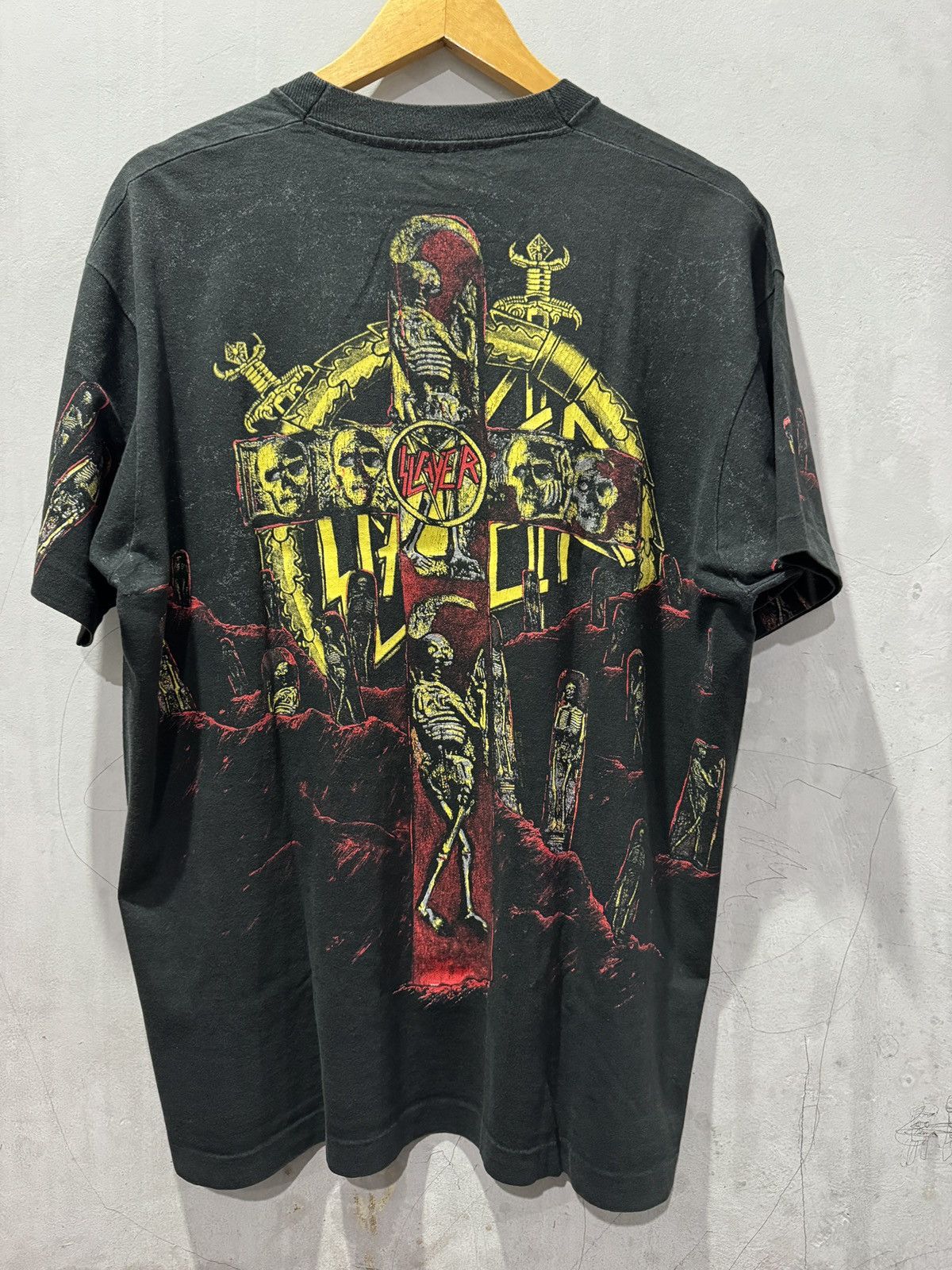 Slayer Vintage Slayer All Over Print Size US L / EU 52-54 / 3 - 5 Thumbnail