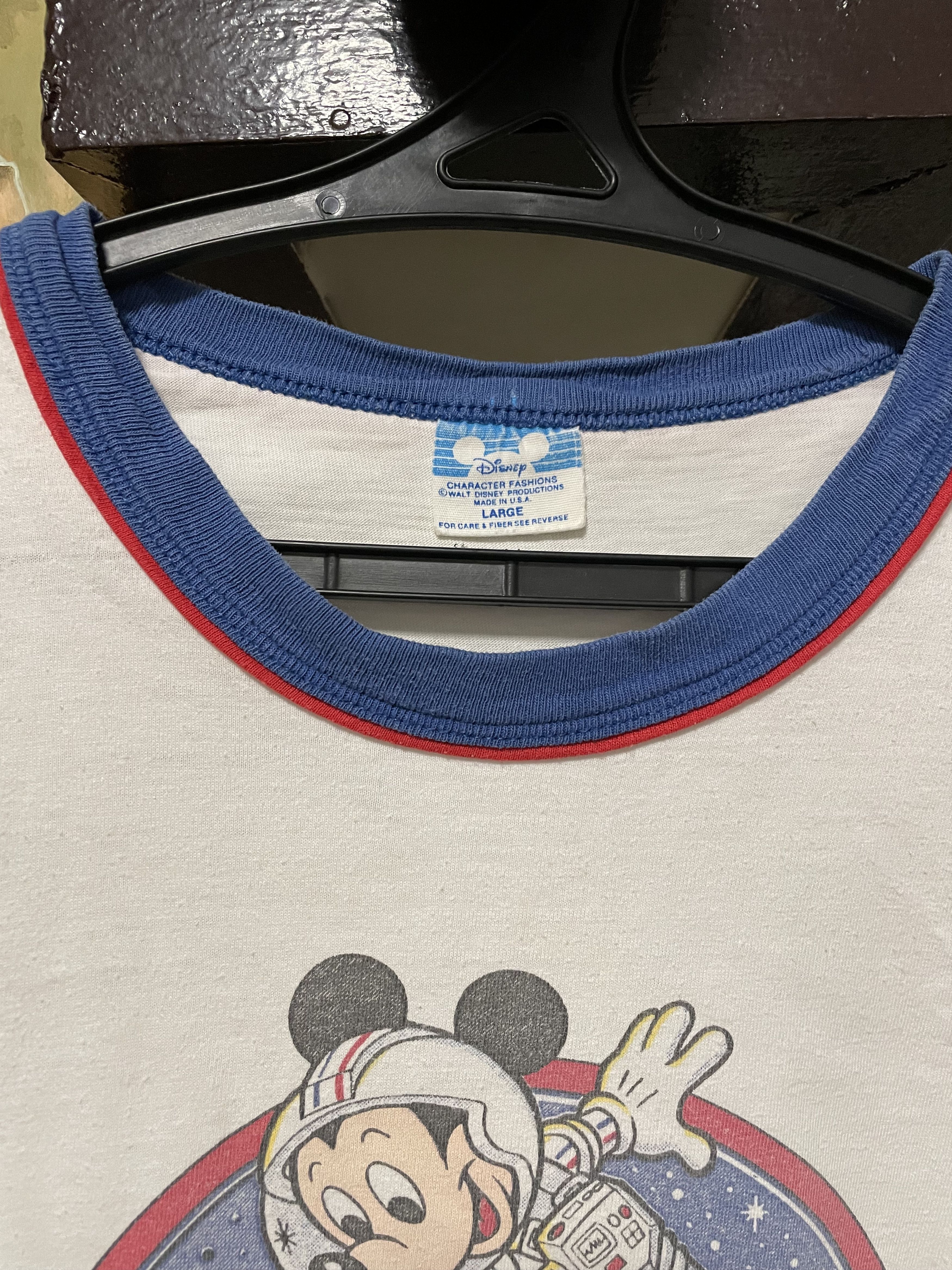 Vintage 80s Disneyland Space Mountain W/ Free 80s Mickey Size US L / EU 52-54 / 3 - 4 Thumbnail