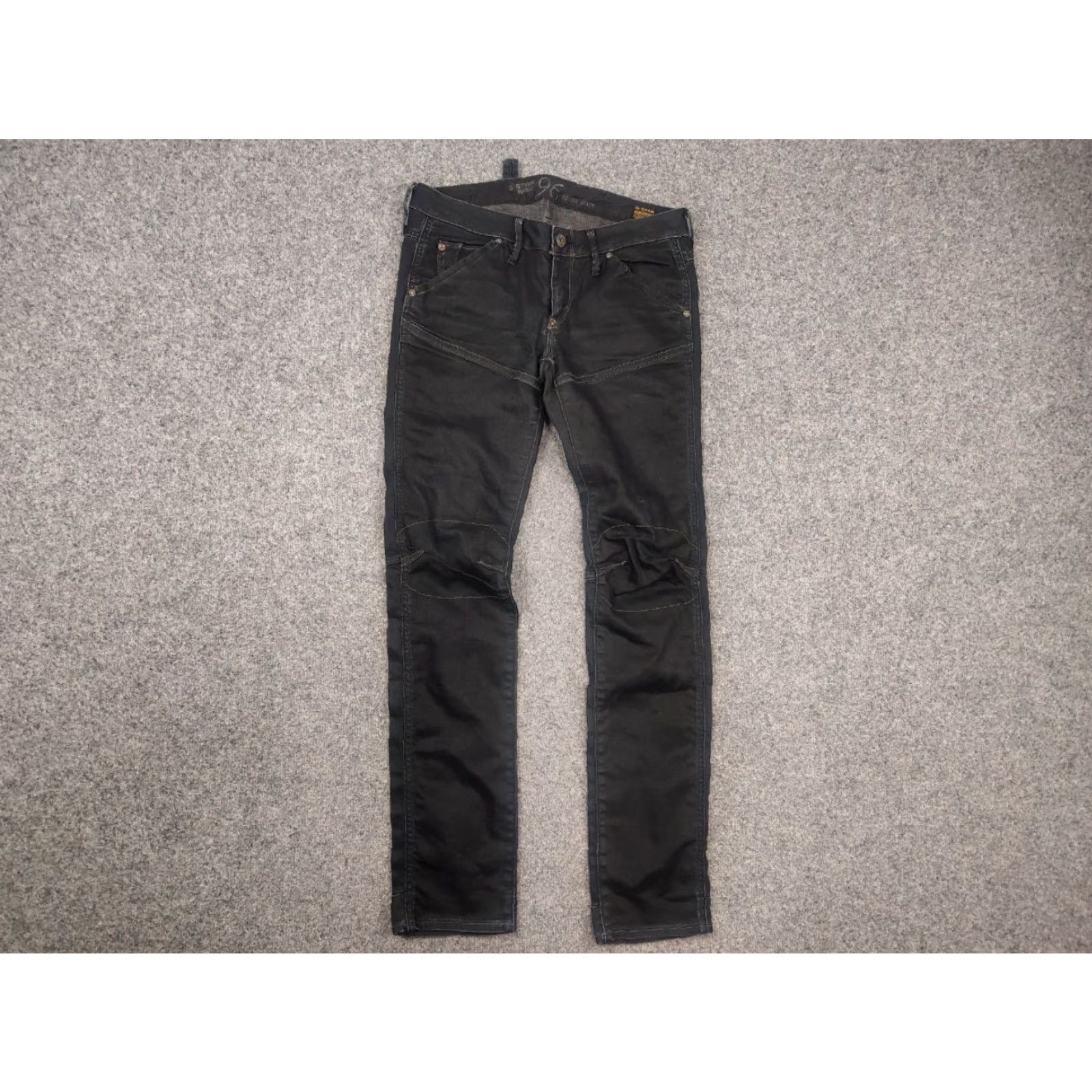 G-Star VINTAGE G-Star RAW 5620 Elwood Waxed Denim Jeans LGB Y2K Style opium Size US 29 - 3 Thumbnail