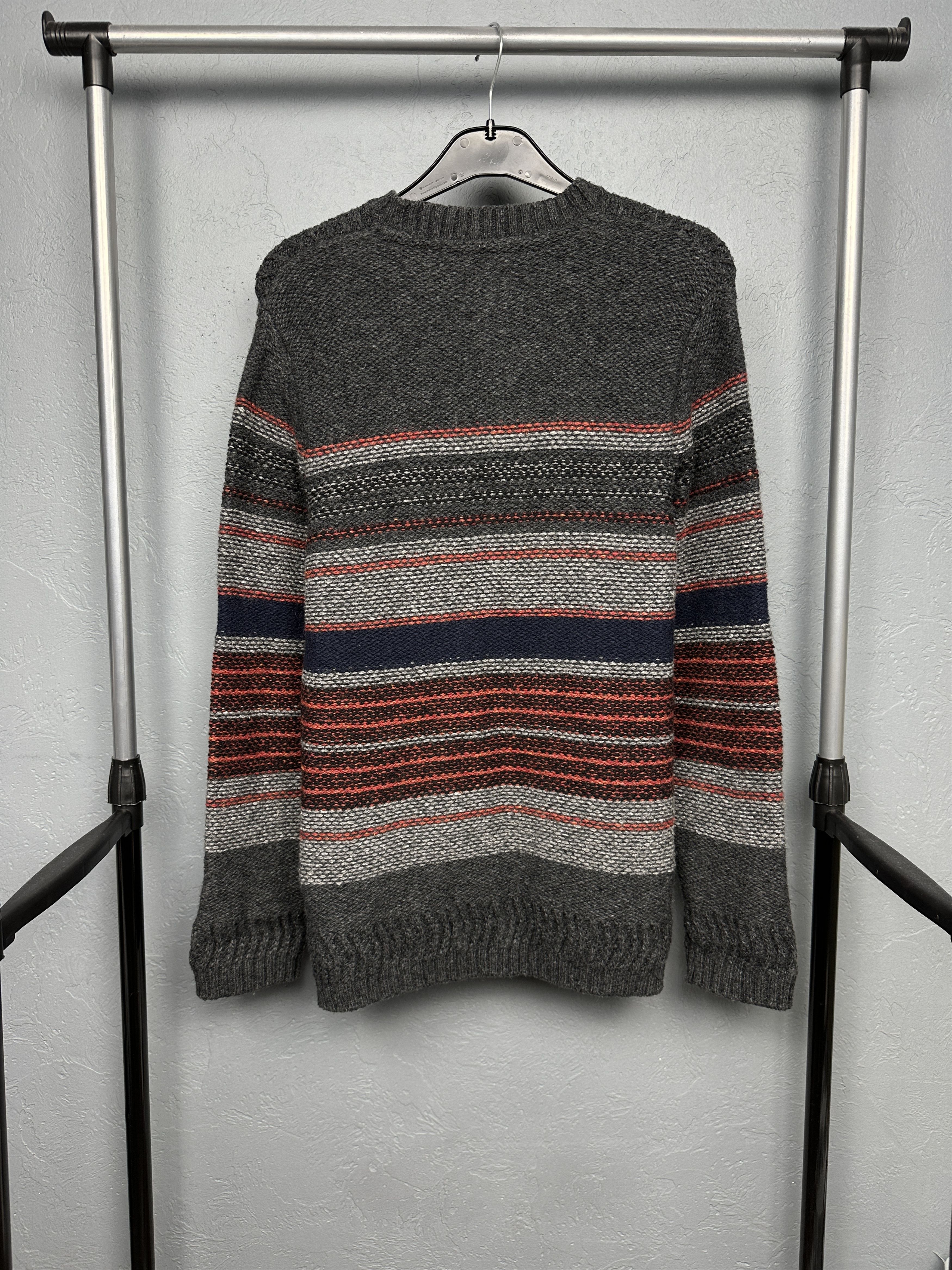 Edwin Edwin Mens Docker Stripe Wool Knit Sweater Size US M / EU 48-50 / 2 - 6 Thumbnail