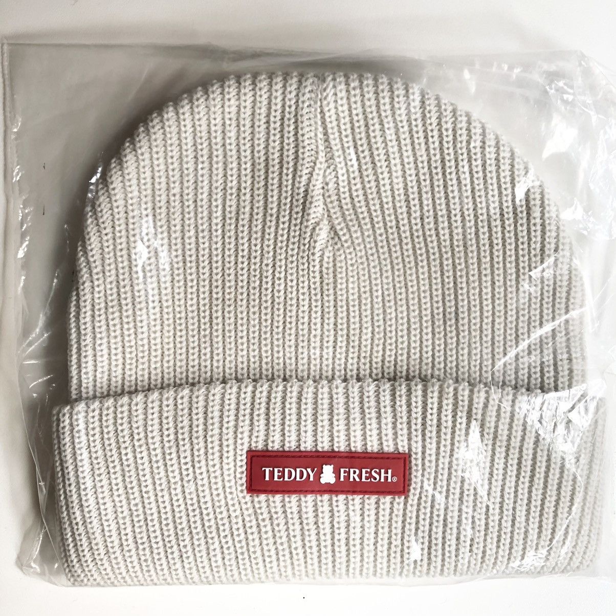 Teddy Fresh Teddy Fresh CLASSIC RUBBER PATCH BEANIE Size ONE SIZE - 1 Thumbnail