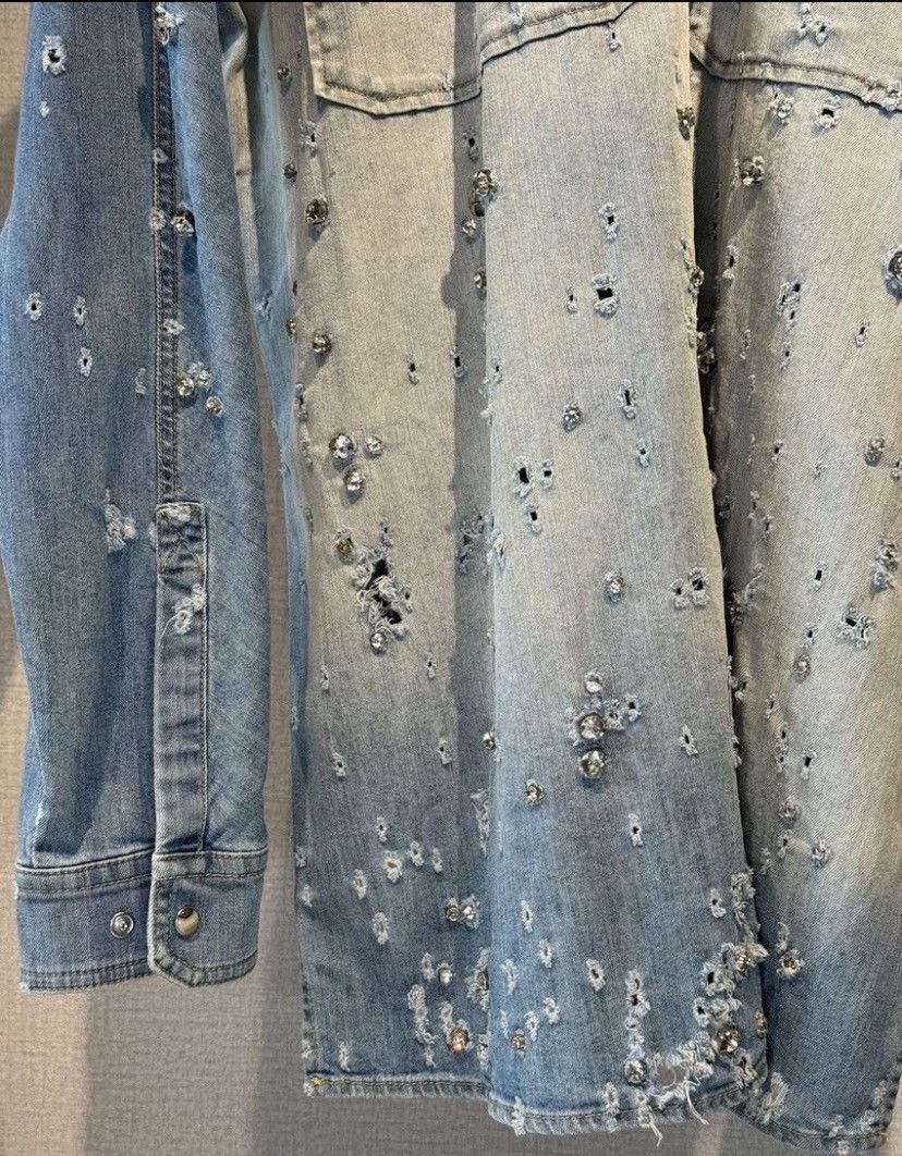 Faith Connexion Faith Connection Denim Shirt Size XS / US 0-2 / IT 36-38 - 3 Thumbnail