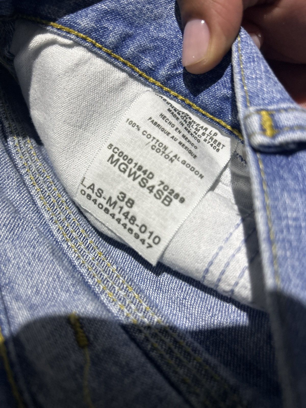 Vintage × Wrangler Wrangler Carpenter Jorts Size US 38 / EU 54 - 6 Thumbnail