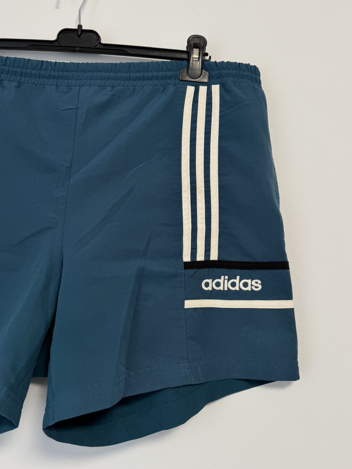 Adidas × Vintage Adidas Equipment vintage shorts short green eqt 90s stripe Size US 34 / EU 50 - 2 Thumbnail