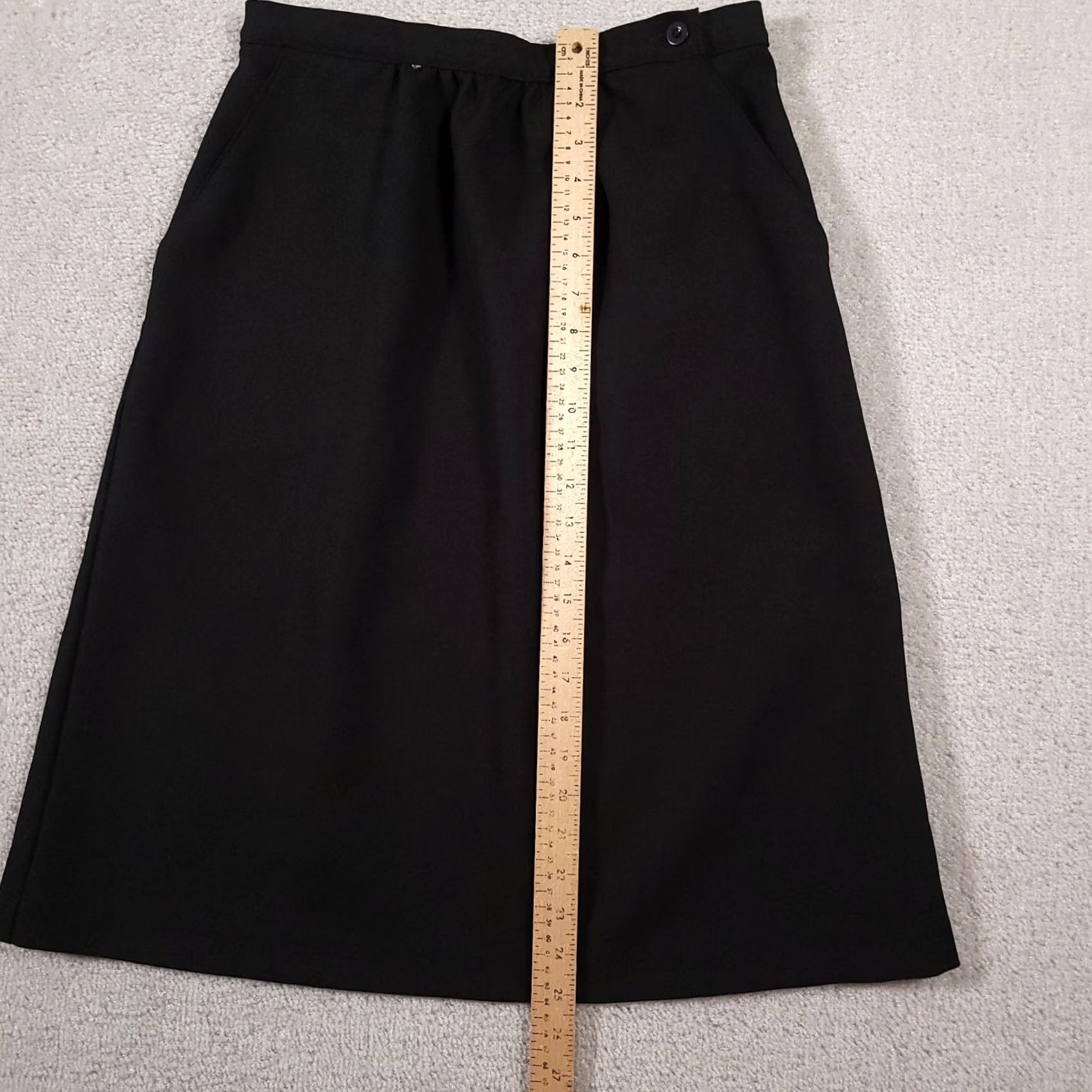 Vintage VINTAGE JC Penny Skirt Women's 14 Black Pockets 80s 90s Made In USA Size 36" / US 14 / IT 50 - 7 Thumbnail