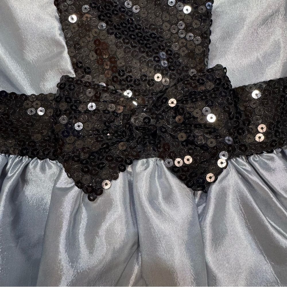 Other New Joe-Ella Grey Satin Bow A-Line Sequin Dress Size 2 Size XXS / US 00 / IT 34 - 8 Thumbnail