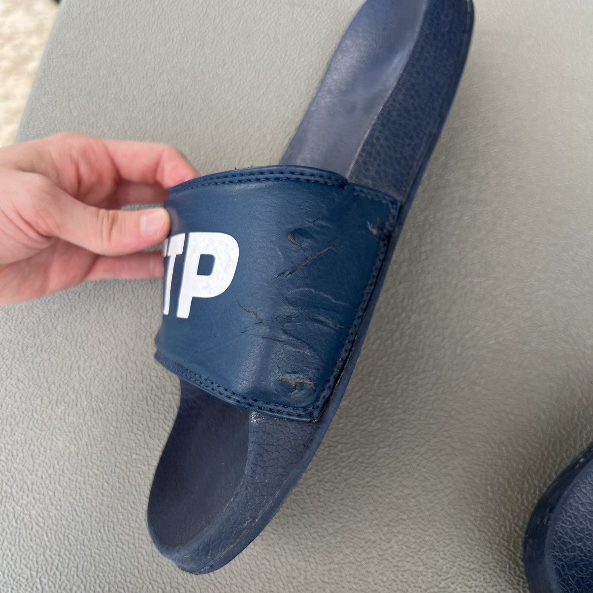 Fuck The Population 2017 Fuck The Population Navy Blue Slides Size 8 Size US 8 / EU 41 - 4 Thumbnail