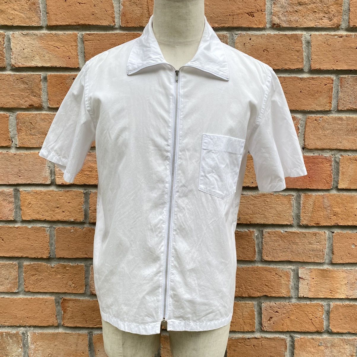 Junya Watanabe JUNYA WATANABE COMNE des GARCONS MAN Zip Pocket White Shirt Size US M / EU 48-50 / 2 - 3 Thumbnail