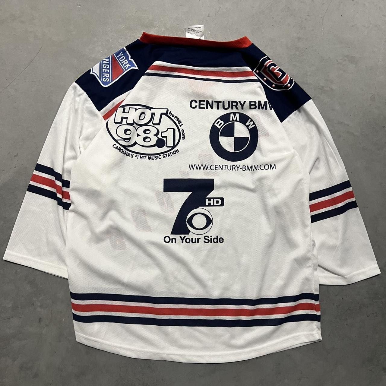 NHL Crazy Vintage Y2K warriors New york Rangers Hockey Jersey! Size US XS / EU 42 / 0 - 2 Thumbnail