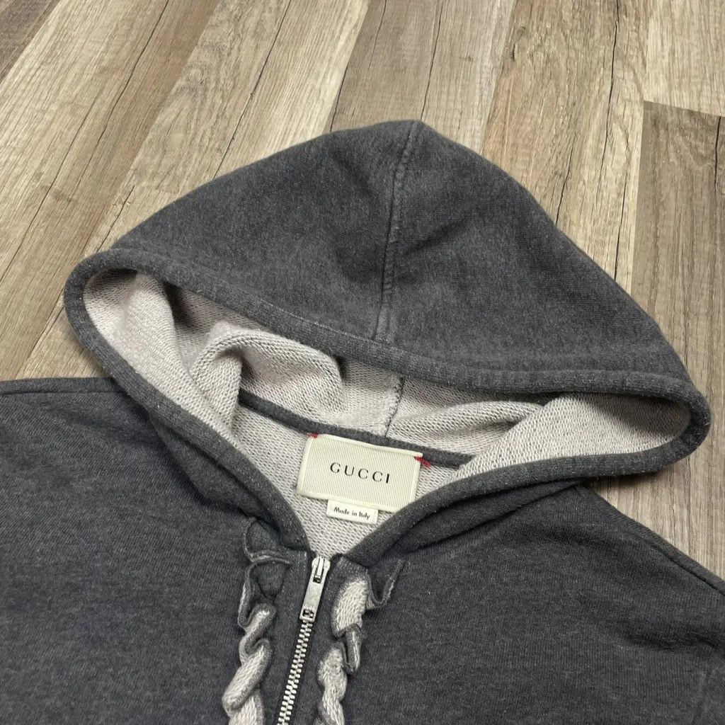 Gucci Gucci Hoodie Zip with pattern Size: fit XS Size XS / US 0-2 / IT 36-38 - 3 Thumbnail